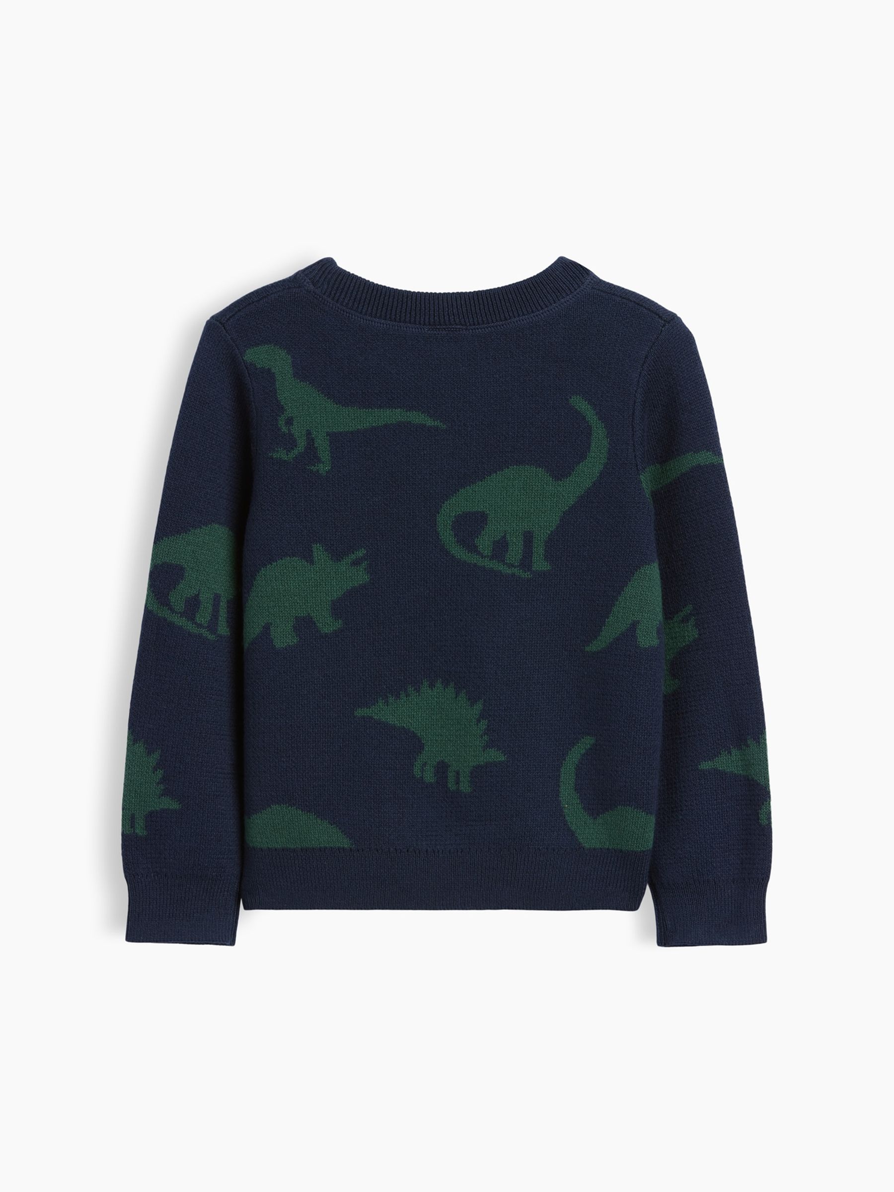Navy Dinosaur Crew Neck Jumper - Image 2 of 2