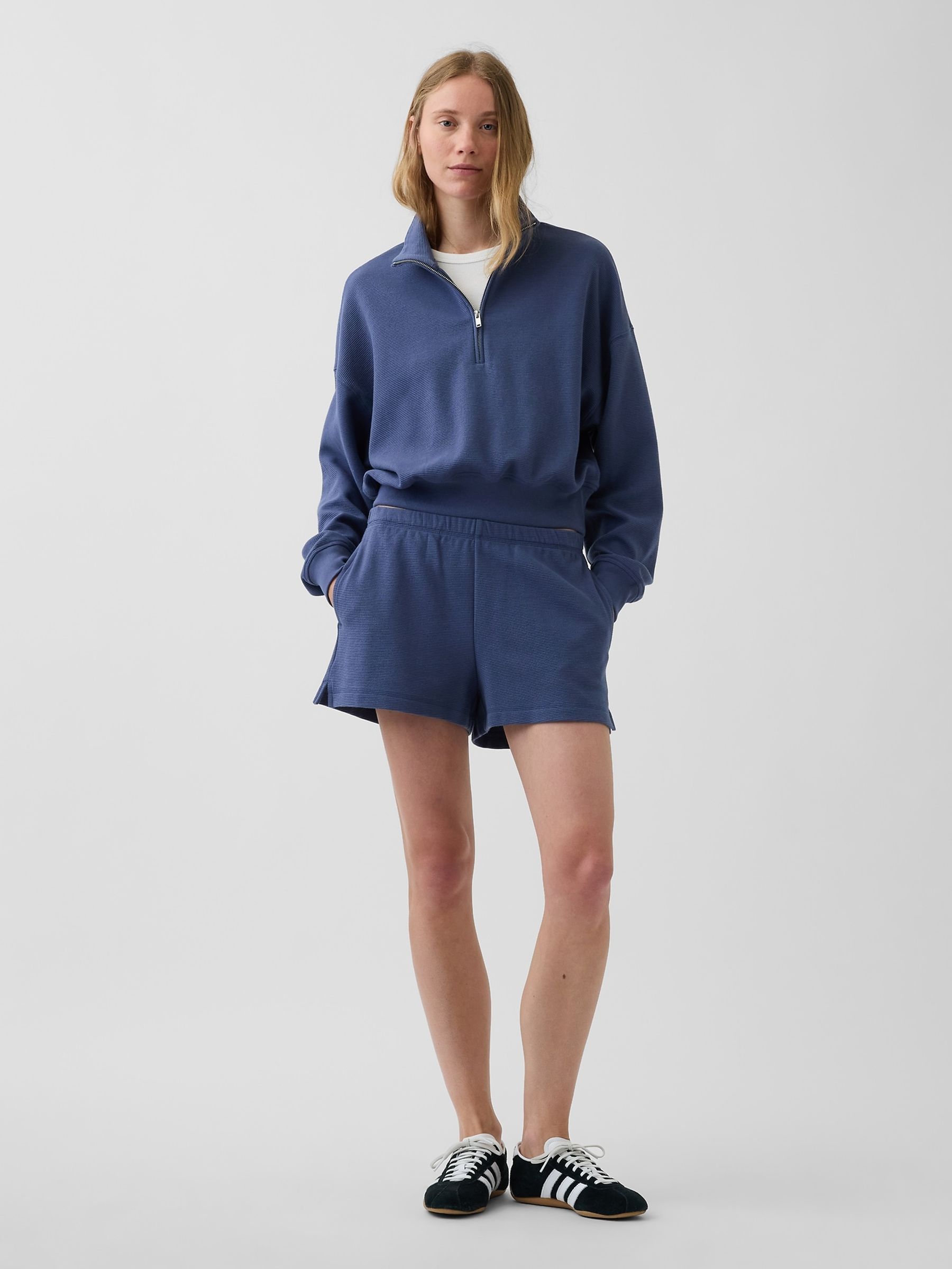 Blue Relaxed Easy Shorts - Image 3 of 5