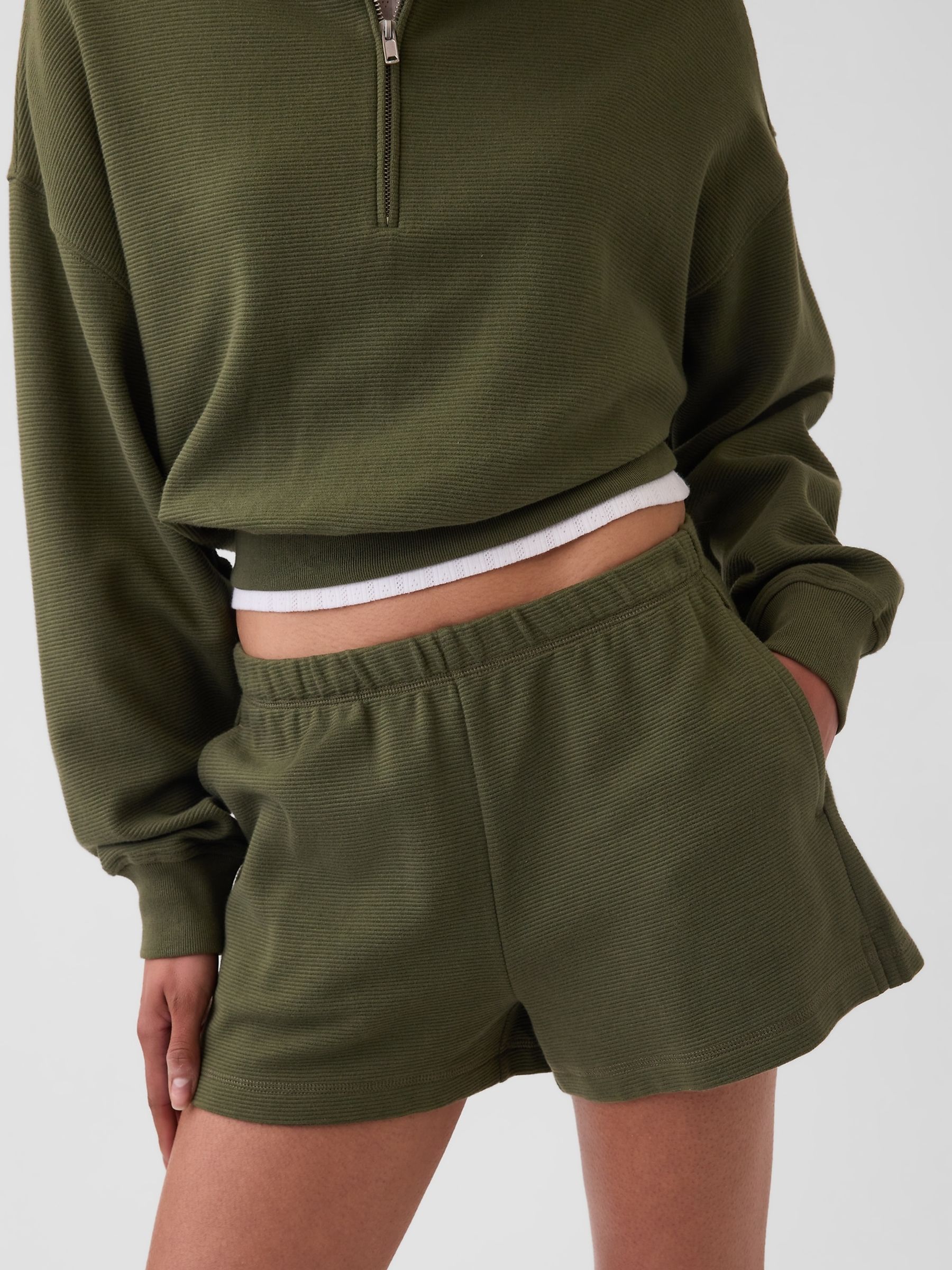 Green Relaxed Easy Shorts - Image 5 of 5 Green Relaxed Easy Shorts - Image 5 of 5