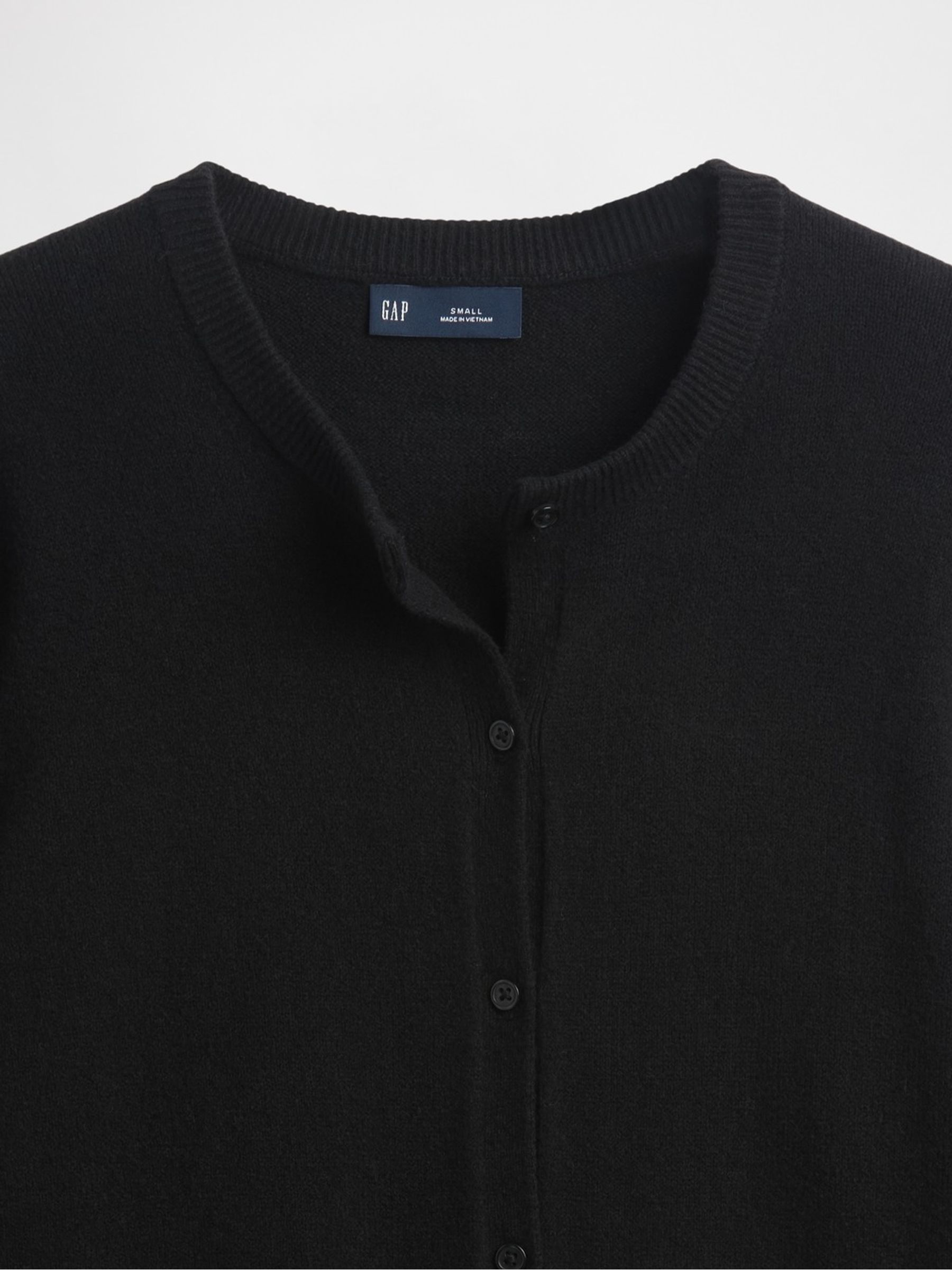 Black CashSoft Crop Cardigan - Image 5 of 5