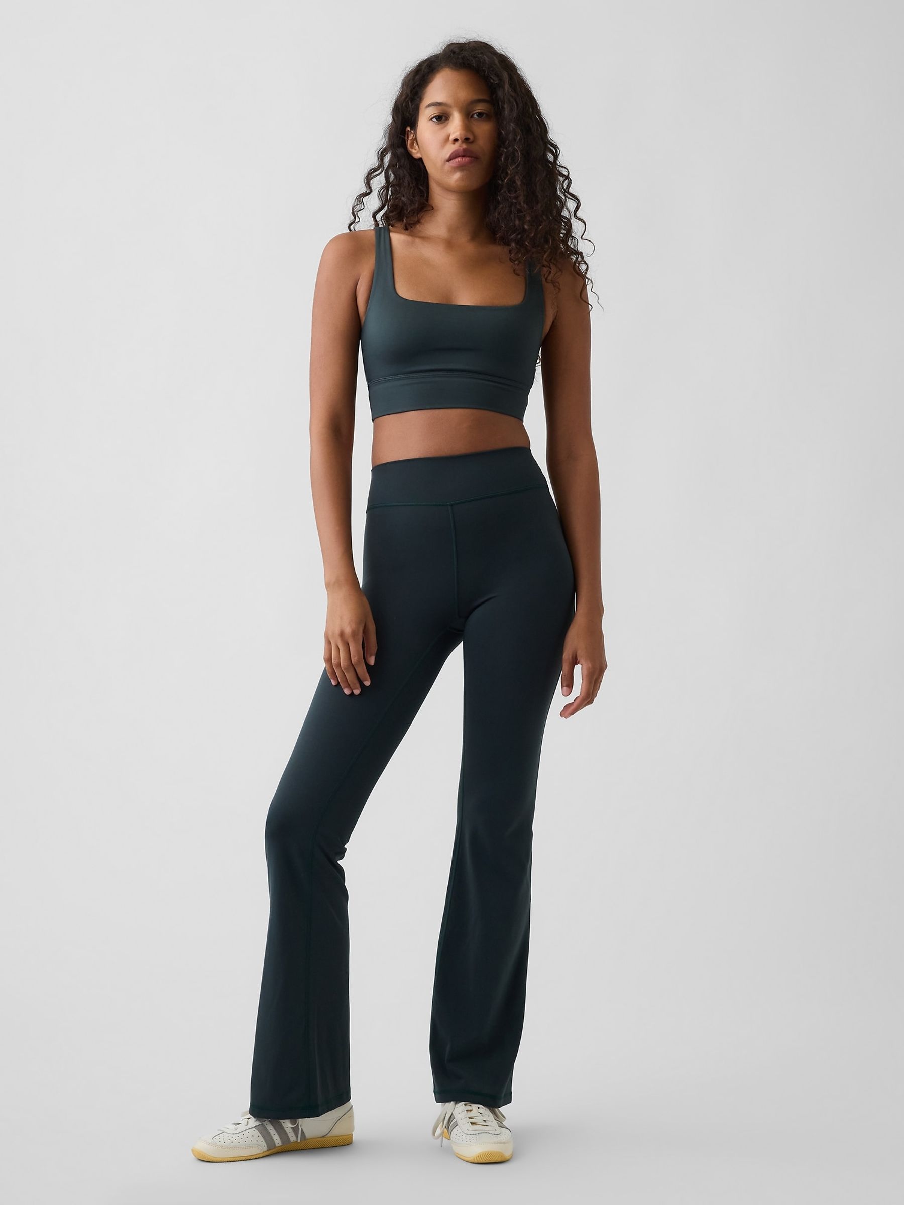 Grey Fit Smooth Square-Neck Sports Bra - Image 3 of 3 Grey Fit Smooth Square-Neck Sports Bra - Image 3 of 3