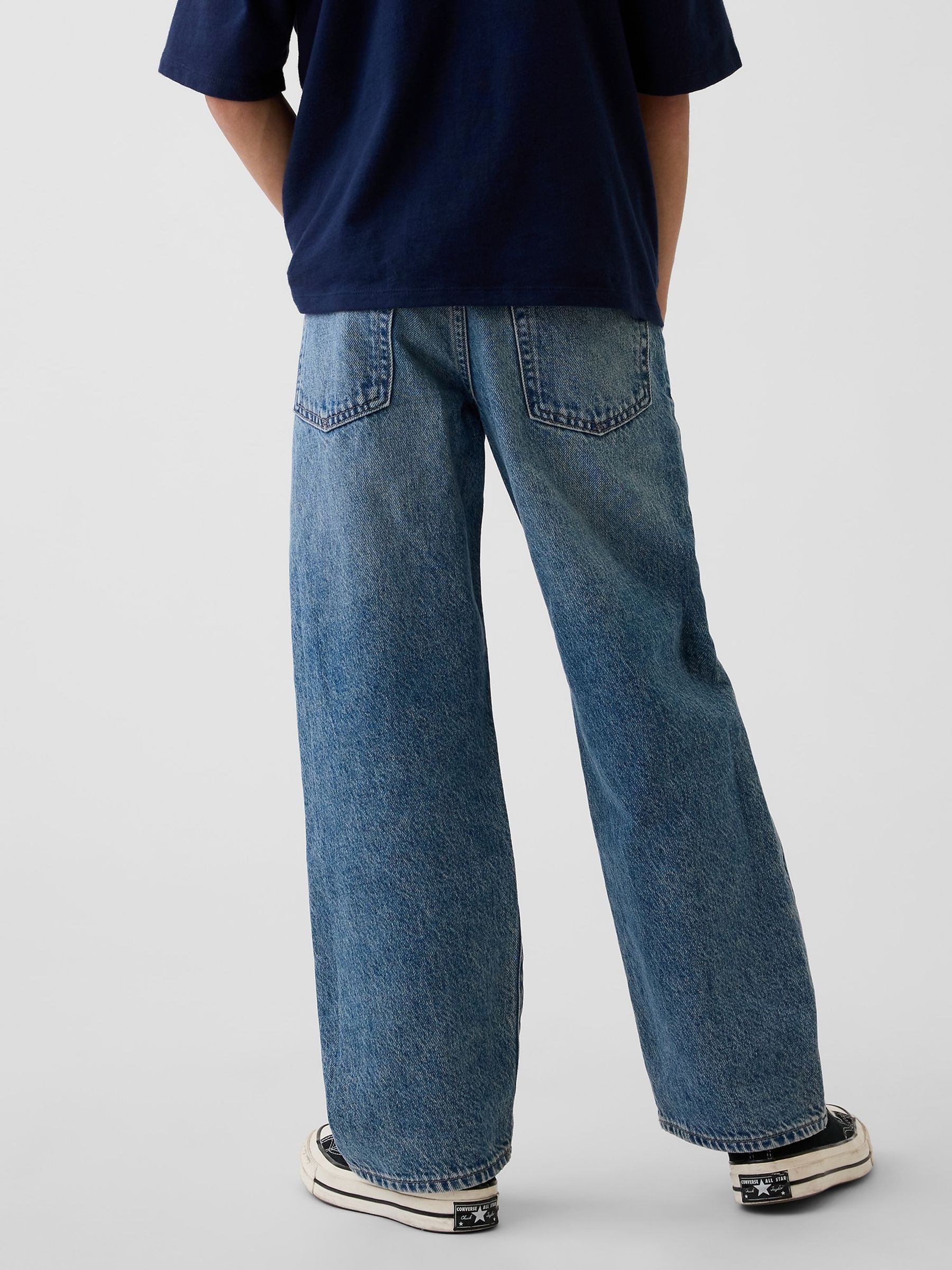 Medium Wash 90s Loose Jeans - Image 2 of 5