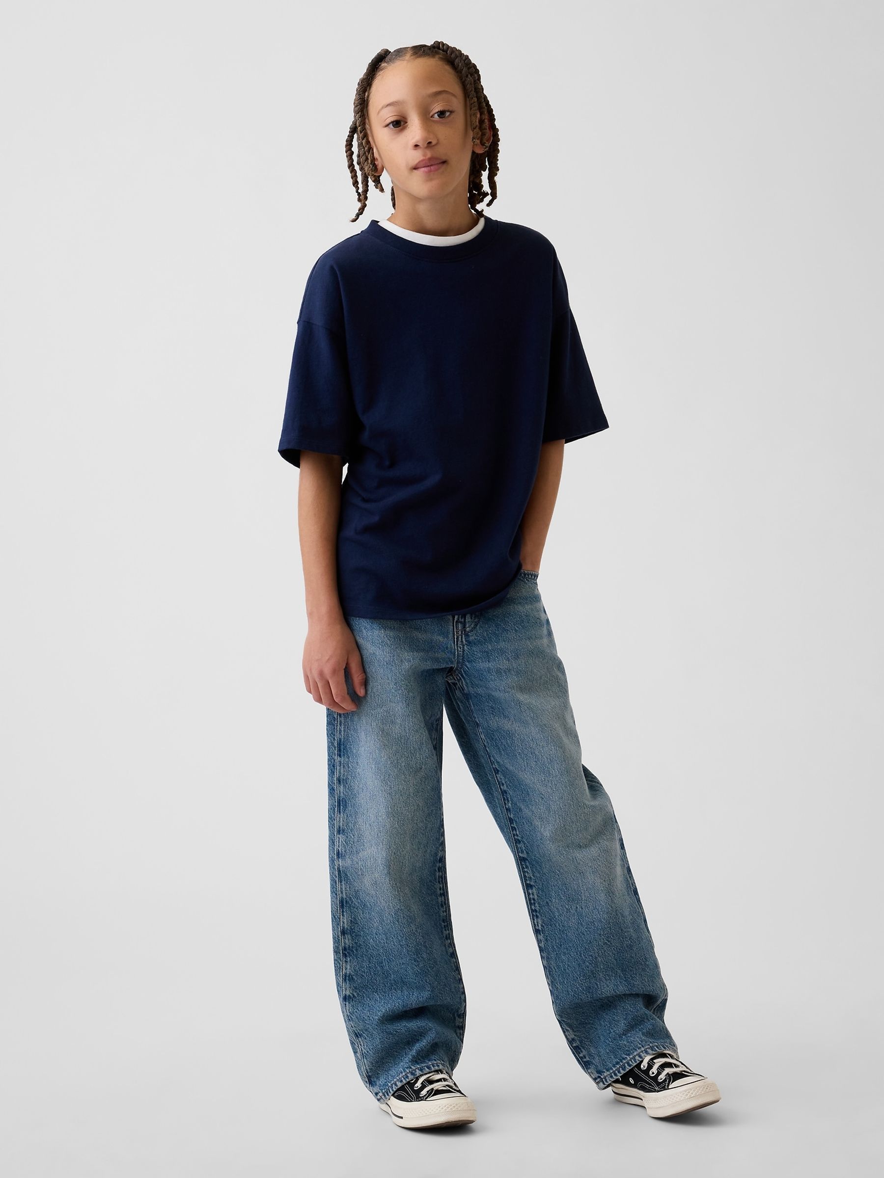 Medium Wash 90s Loose Jeans - Image 3 of 5