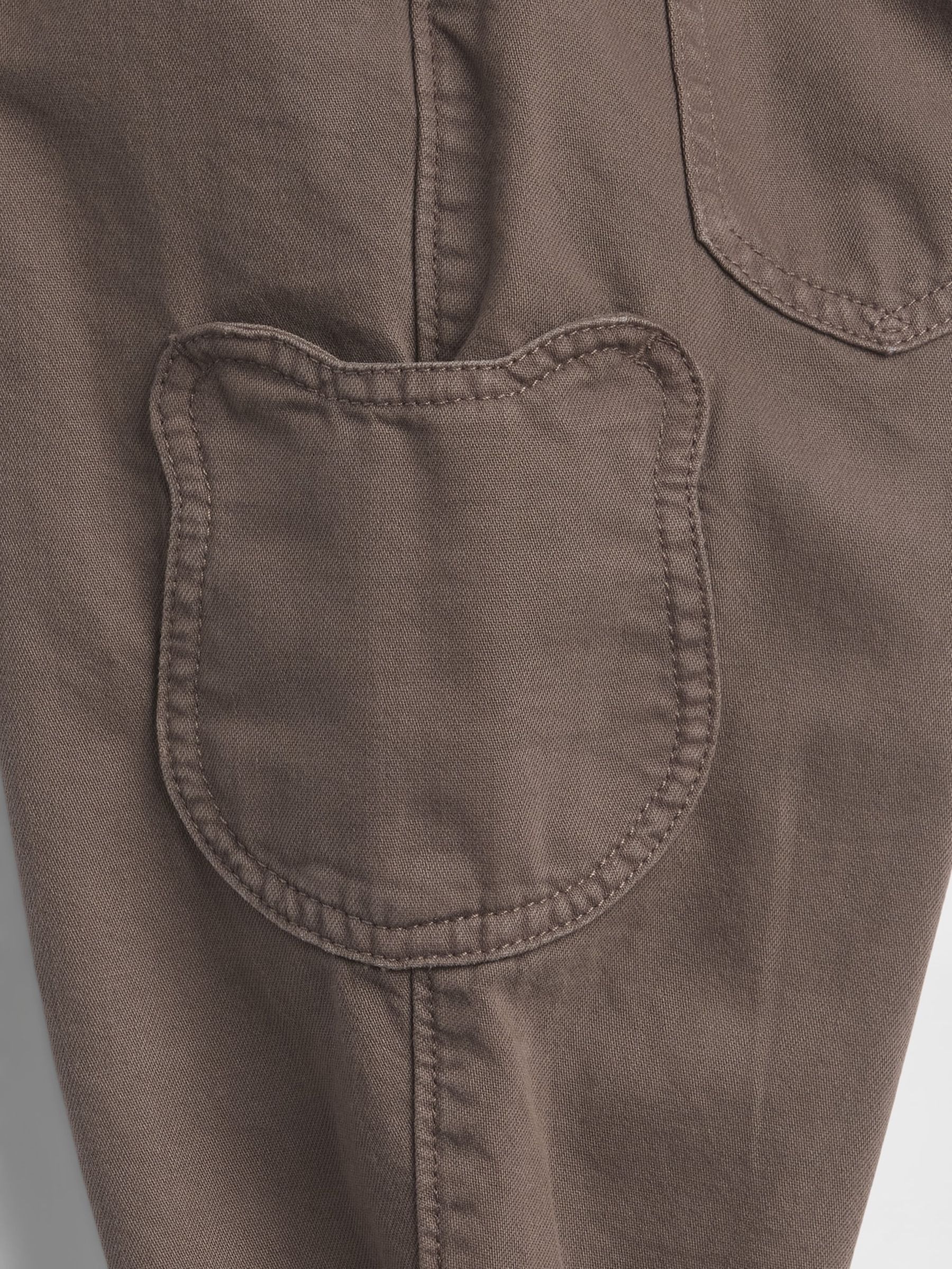 Brown Pull On Brannan Bear Pocket Barrel Jeans - Image 5 of 5