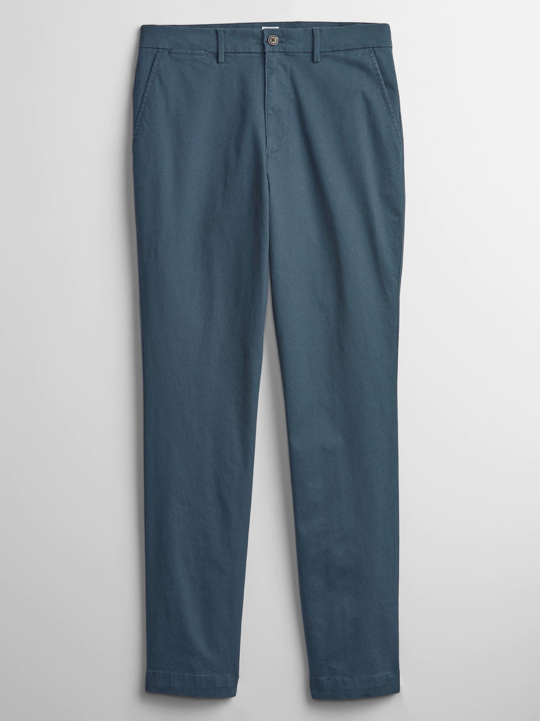 Blue Slim Fit Stretch Essential Chino Trousers - Image 3 of 5