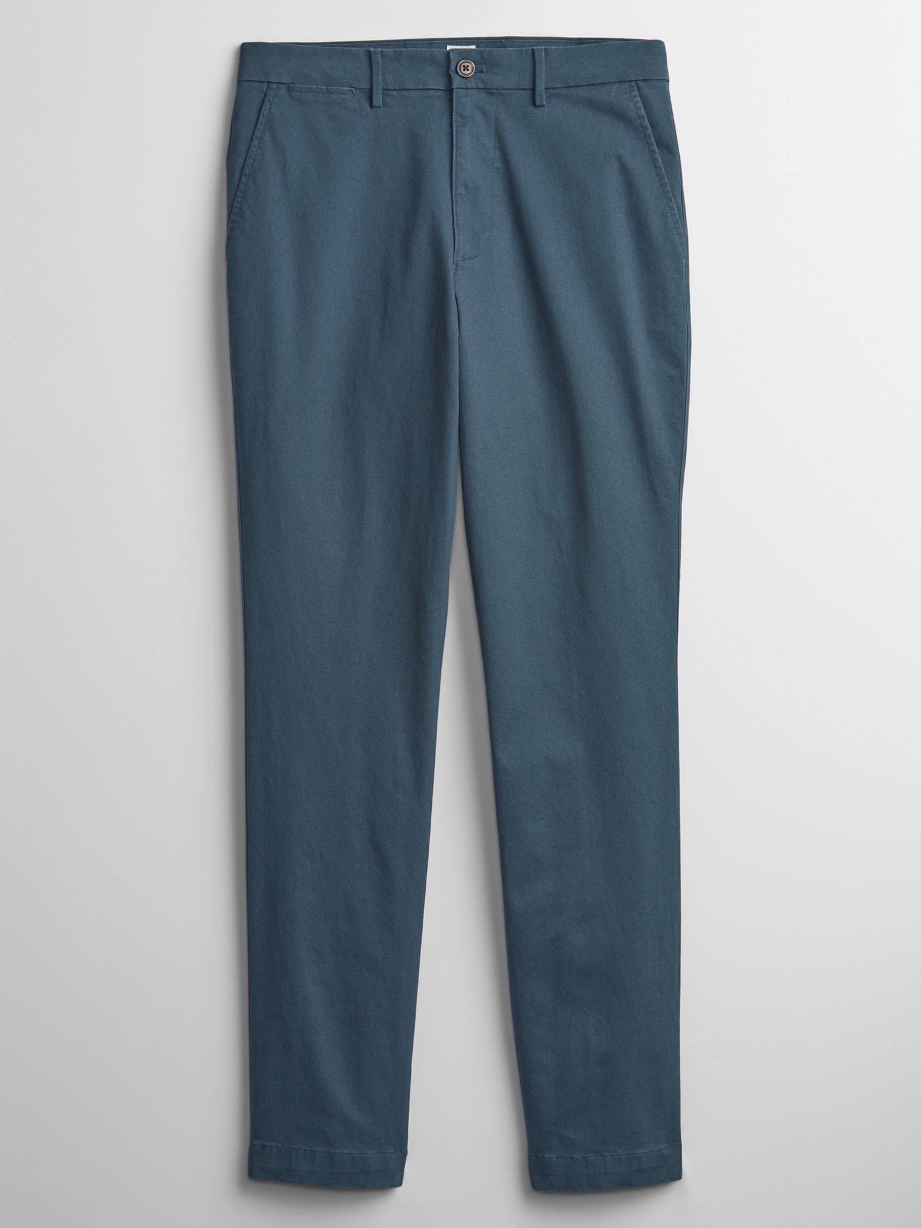 Blue Slim Fit Stretch Essential Chino Trousers - Image 4 of 5