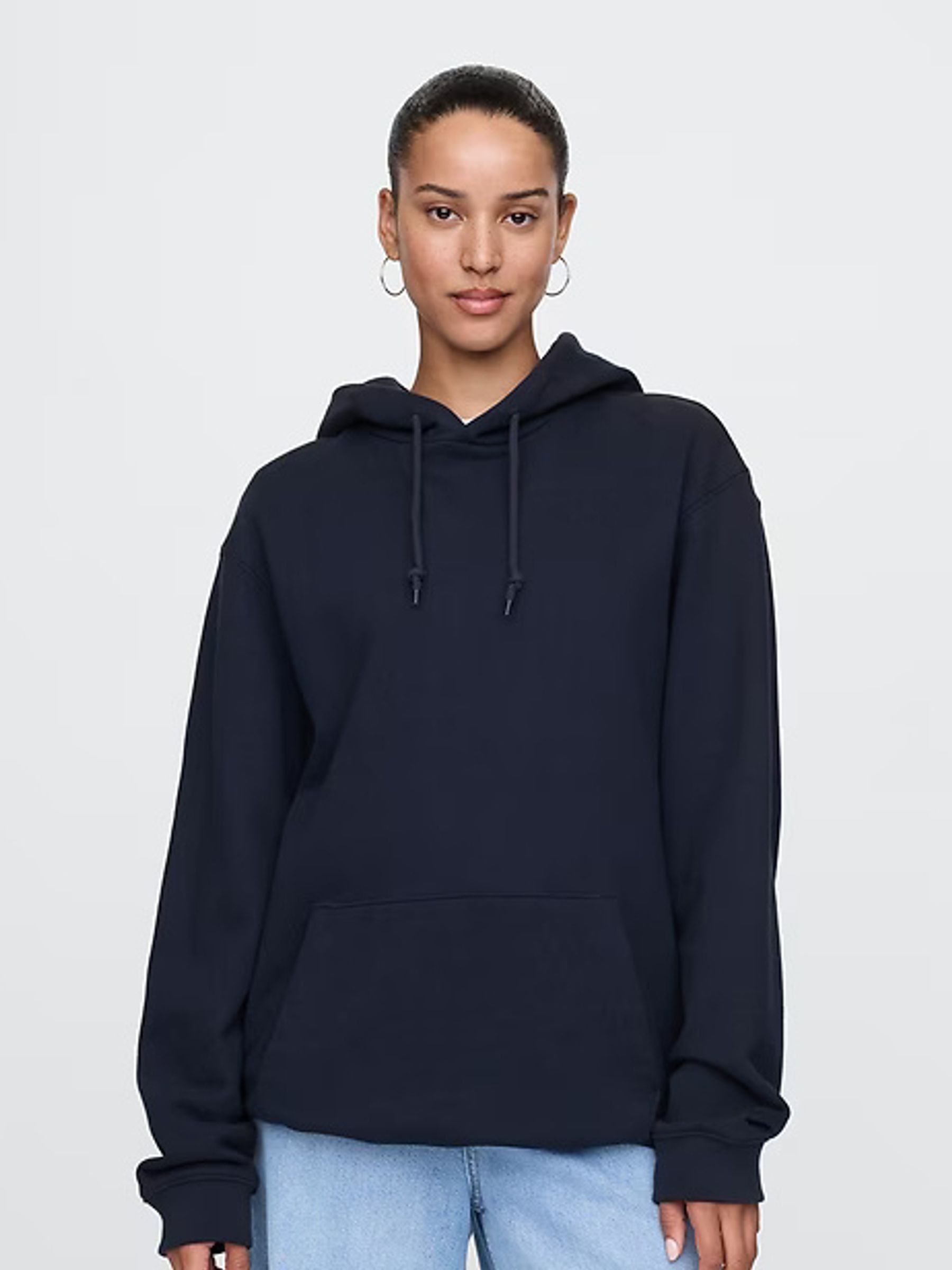 Navy Blue Vintage Soft Hoodie - Image 2 of 8