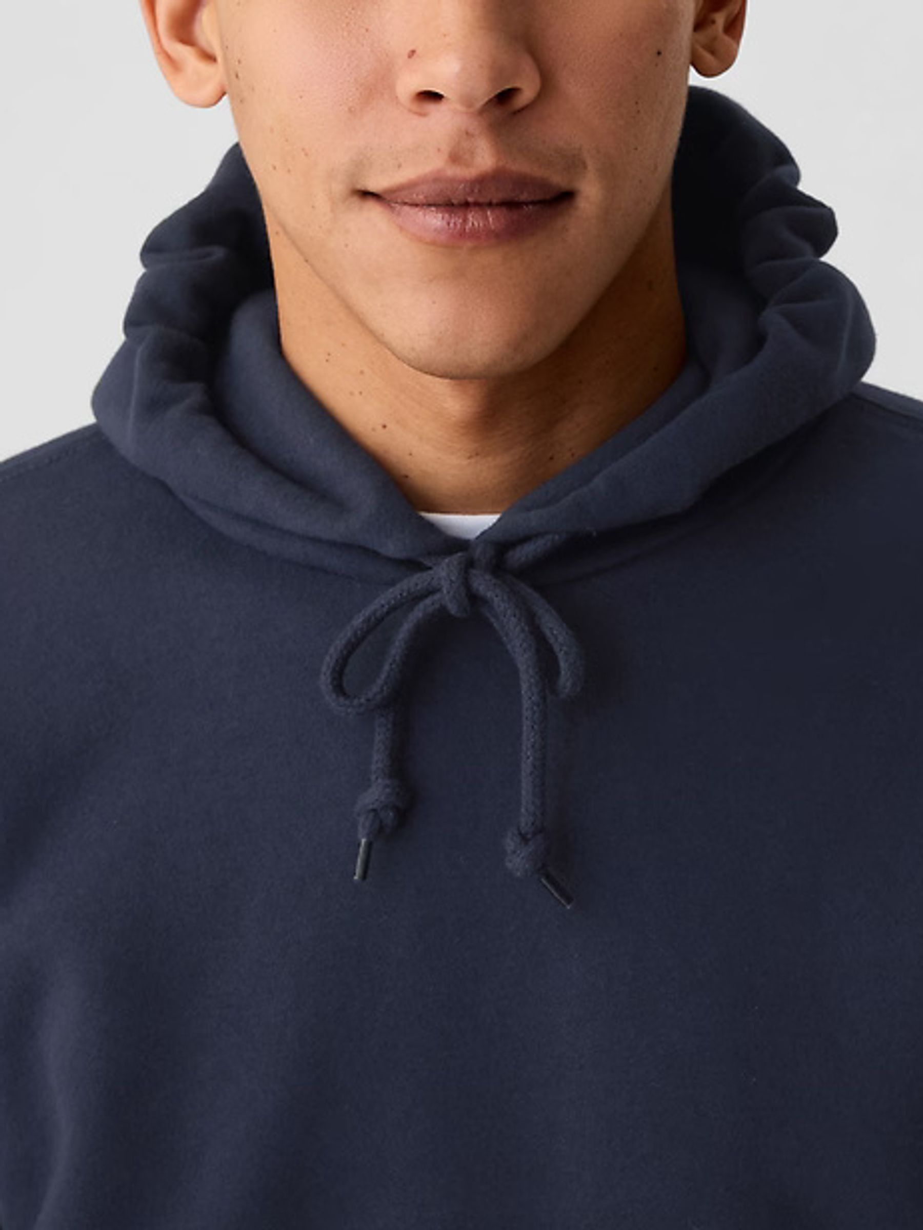 Navy Blue Vintage Soft Hoodie - Image 8 of 8