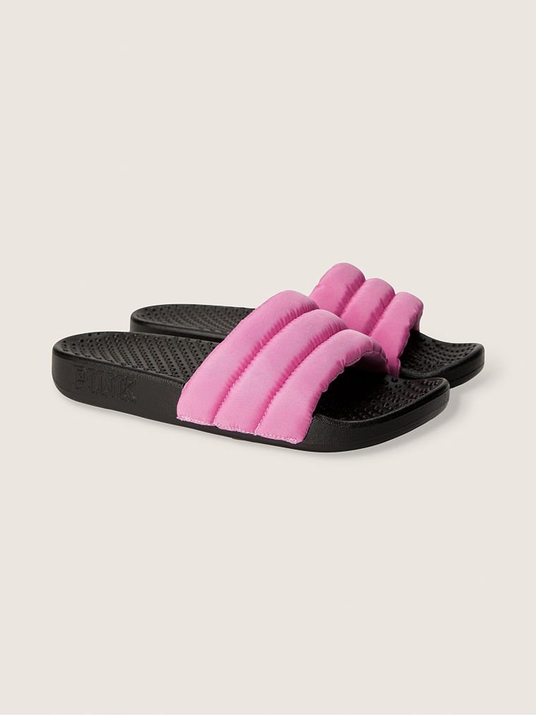 Pink Bloom Puffer Slide - Image 1 of 3