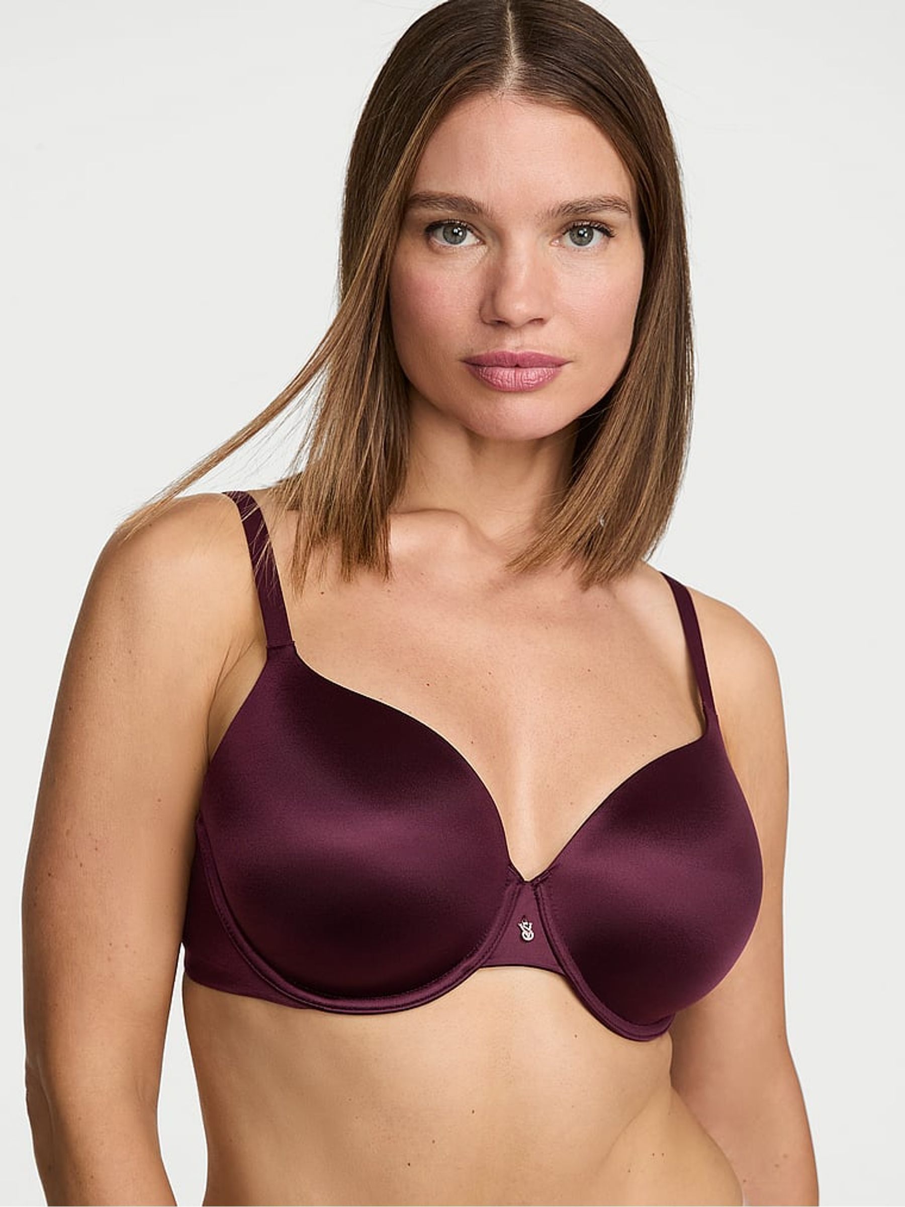 Violet Purple Lightly Lined Full Cup Shine Bra - Image 1 of 3 Violet Purple Lightly Lined Full Cup Shine Bra - Image 1 of 3