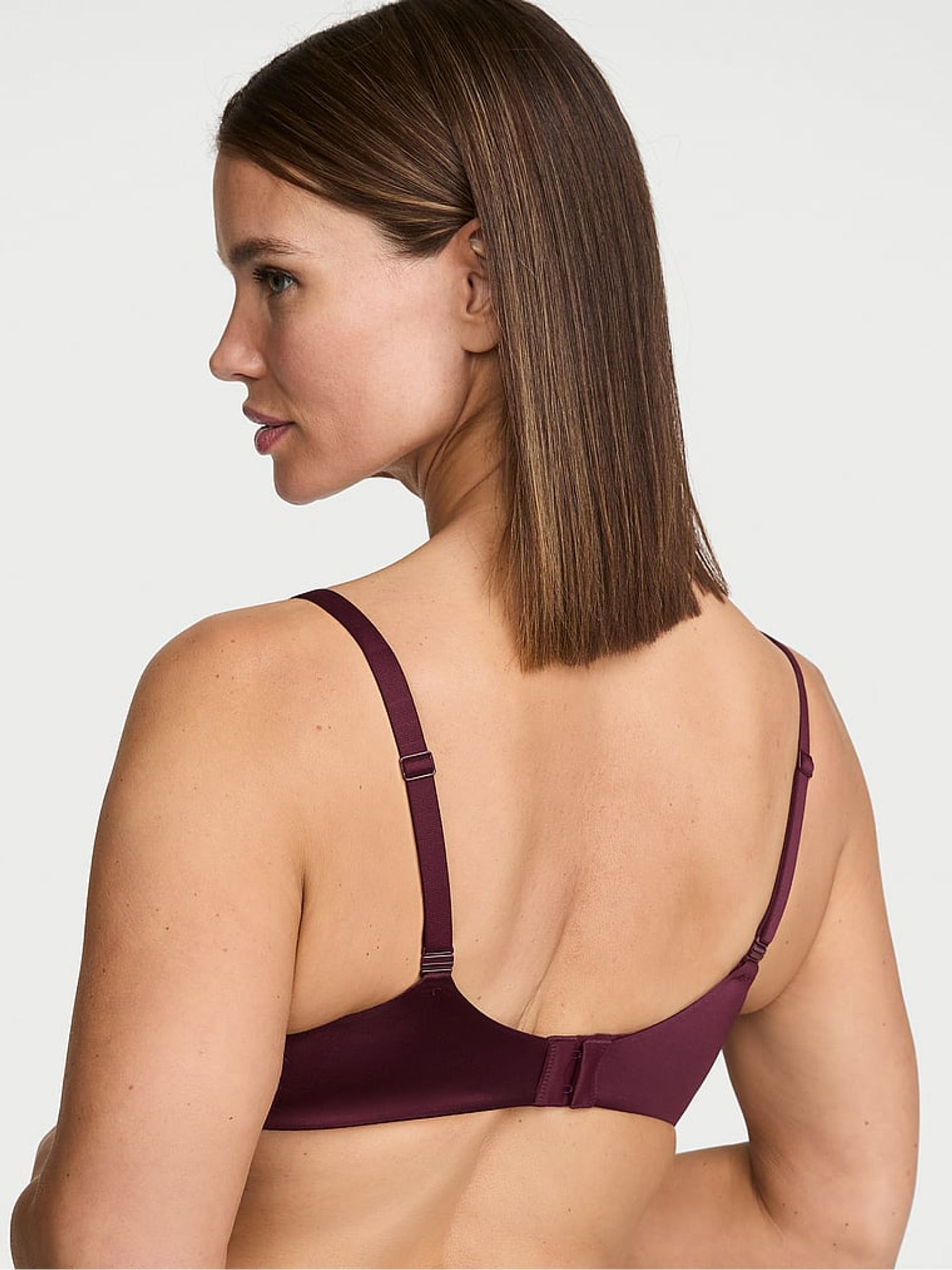 Violet Purple Lightly Lined Full Cup Shine Bra - Image 2 of 3 Violet Purple Lightly Lined Full Cup Shine Bra - Image 2 of 3