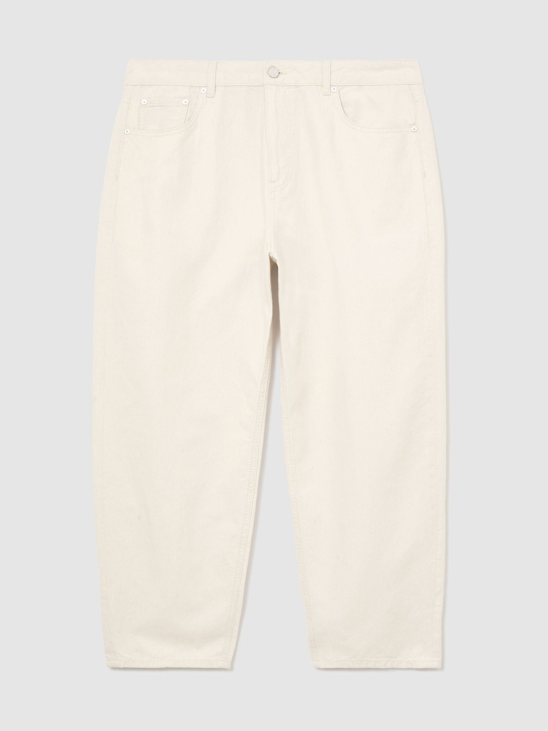 Barrel-Leg Jeans in White - Image 2 of 7