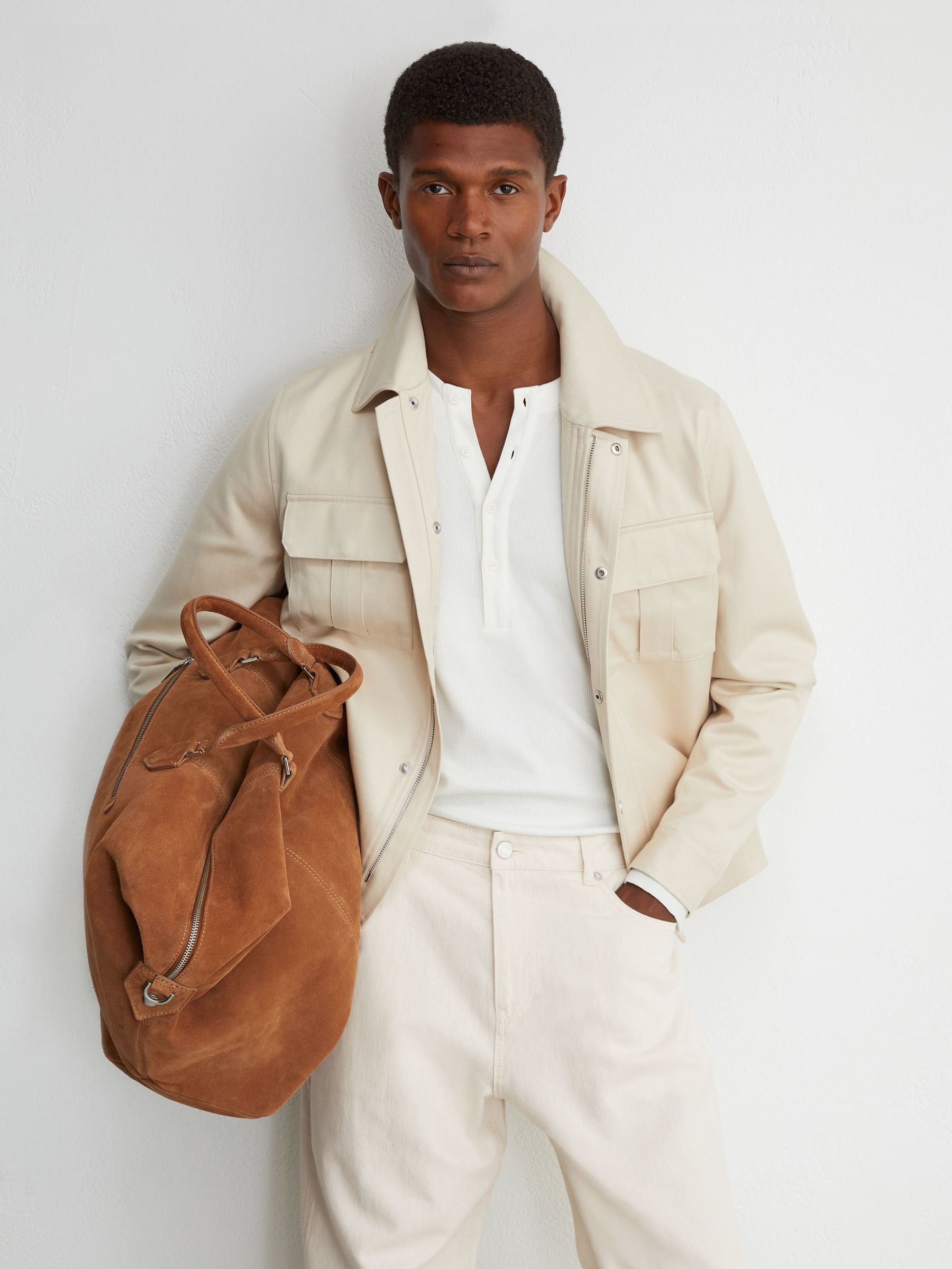 Barrel-Leg Jeans in White - Image 4 of 7