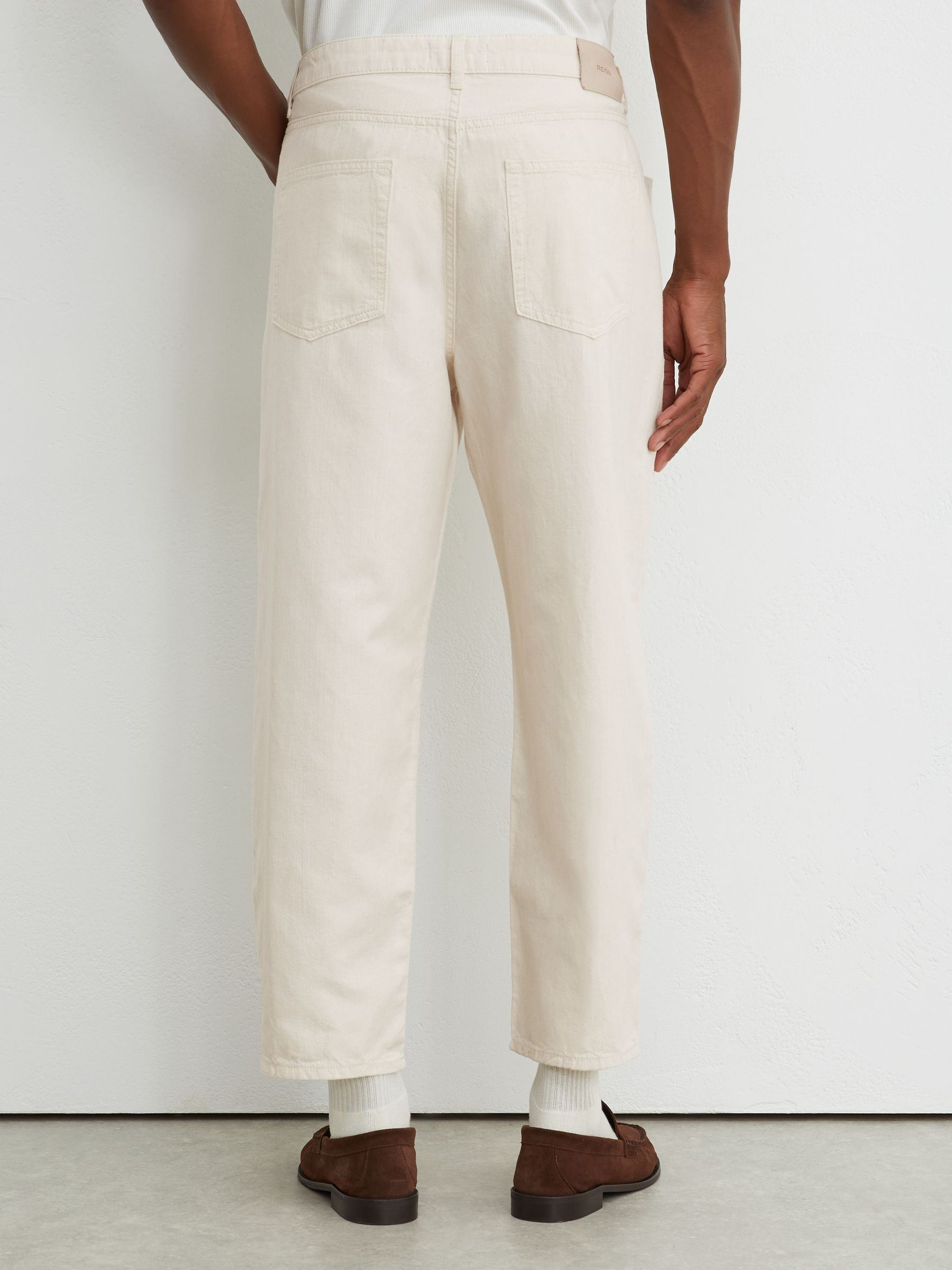 Barrel-Leg Jeans in White - Image 5 of 7