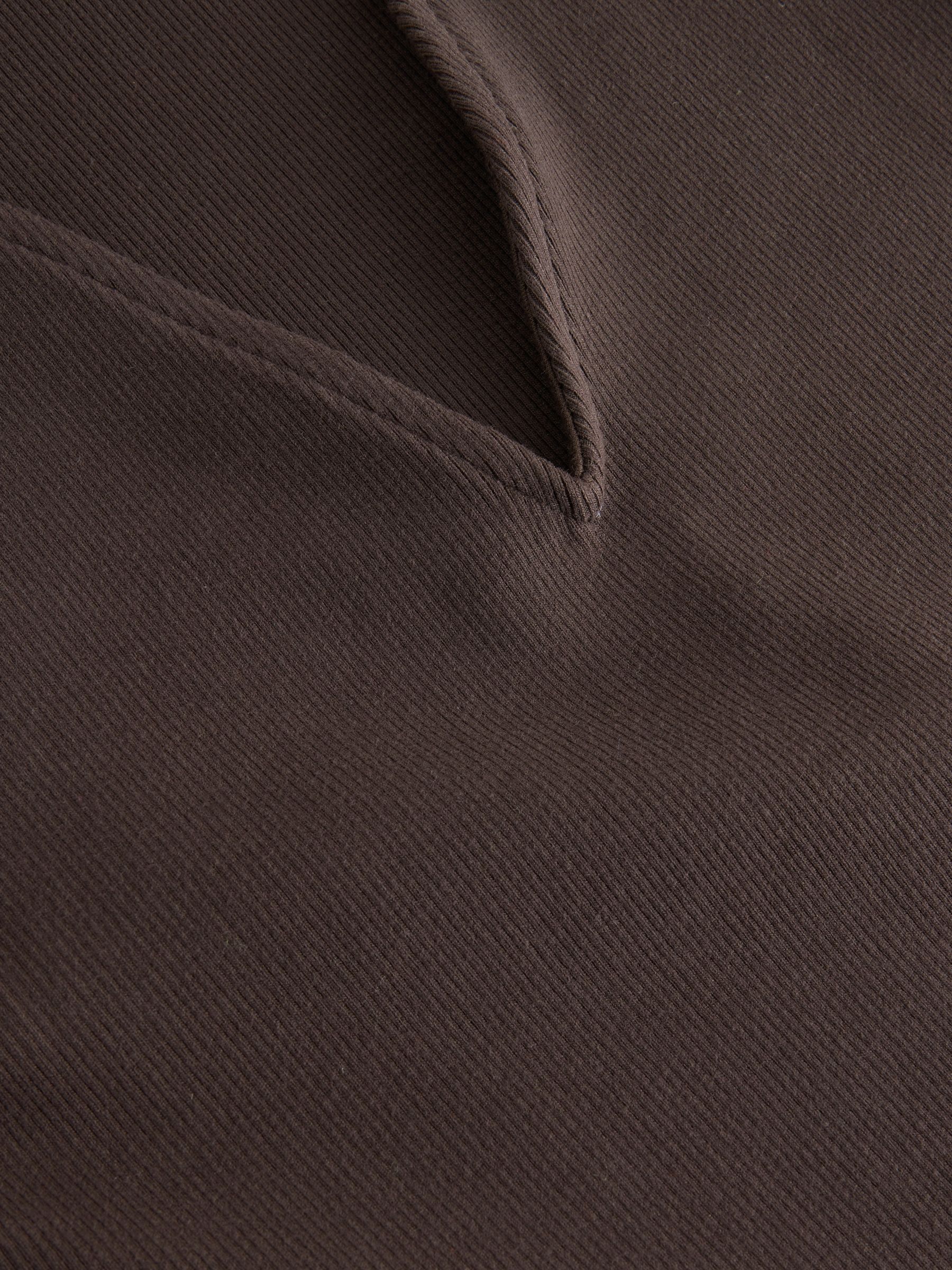 Brown Mixed Media Drop-Waist Maxi Dress - Image 3 of 4