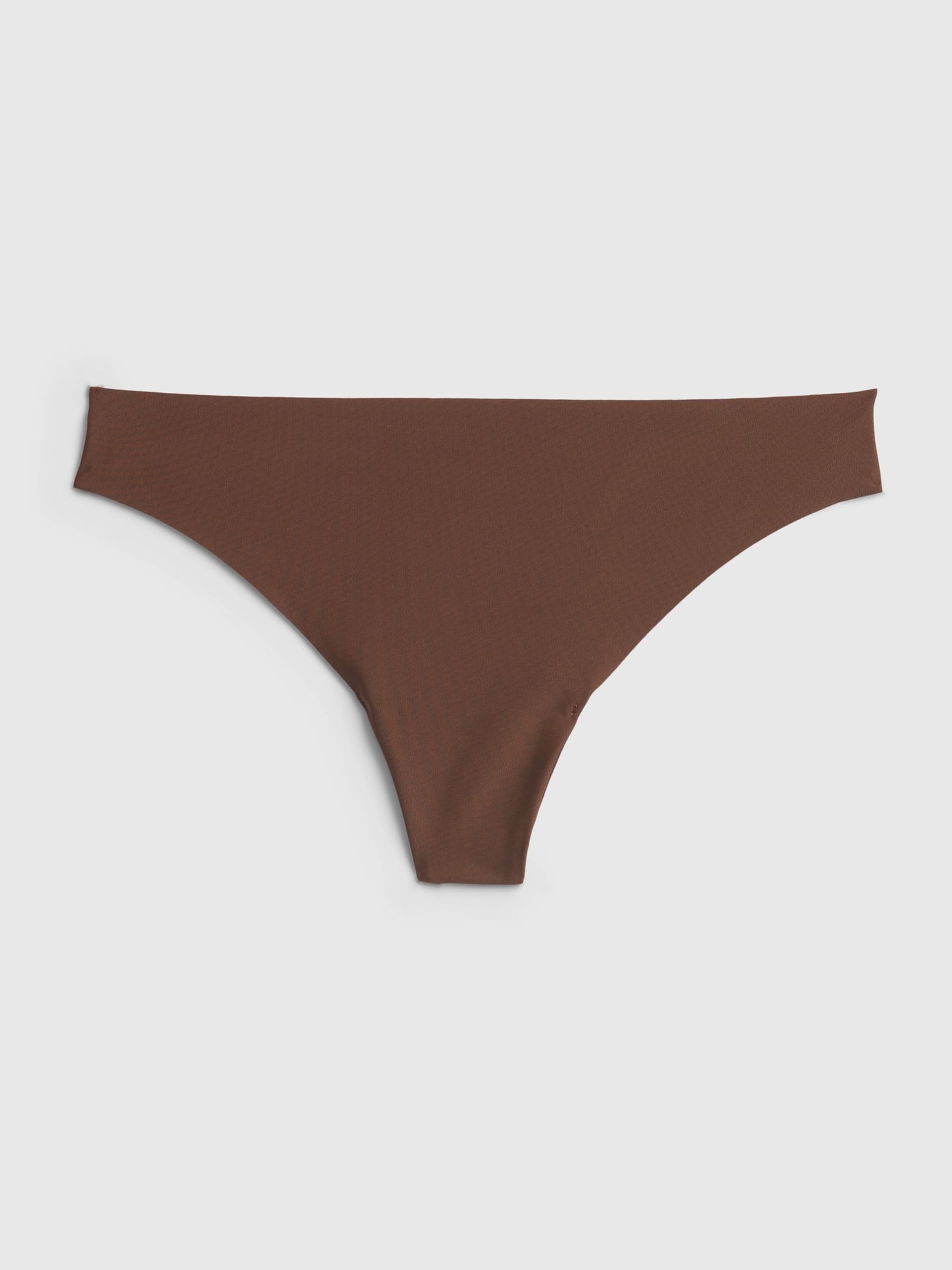 Brown Thong No-Show Seamless Knickers - Image 2 of 3