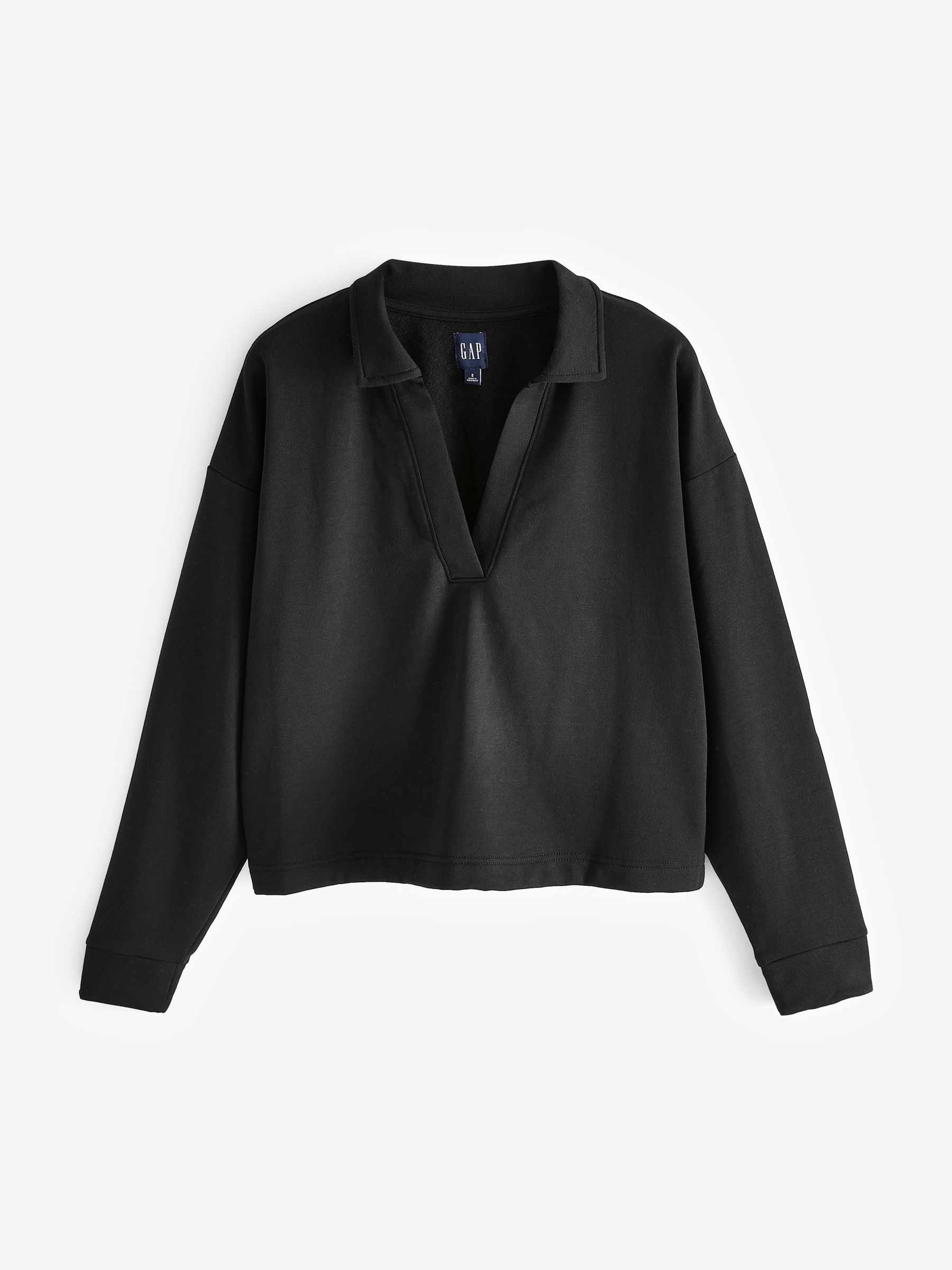 Black V Neck Collar Pull Over Jumper - Image 5 of 5