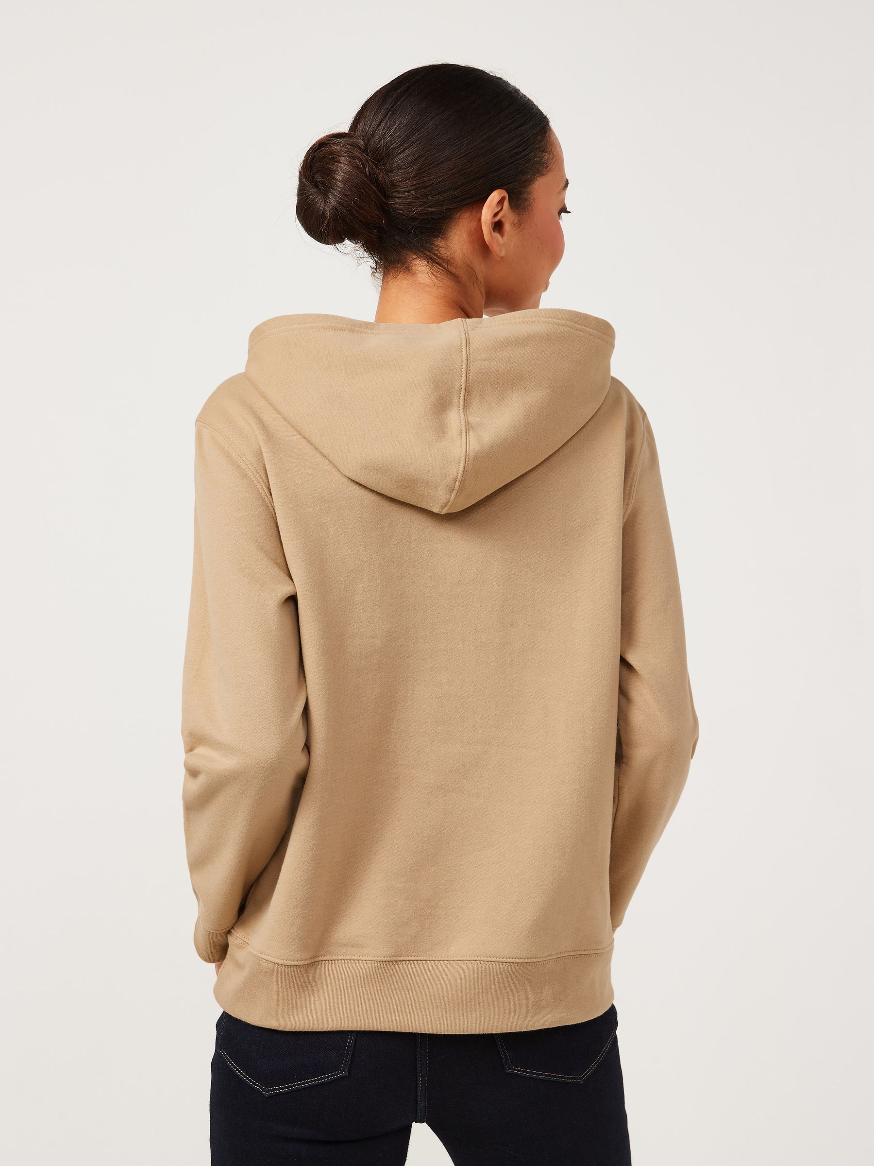Brown and Cream Logo Hoodie - Image 2 of 5