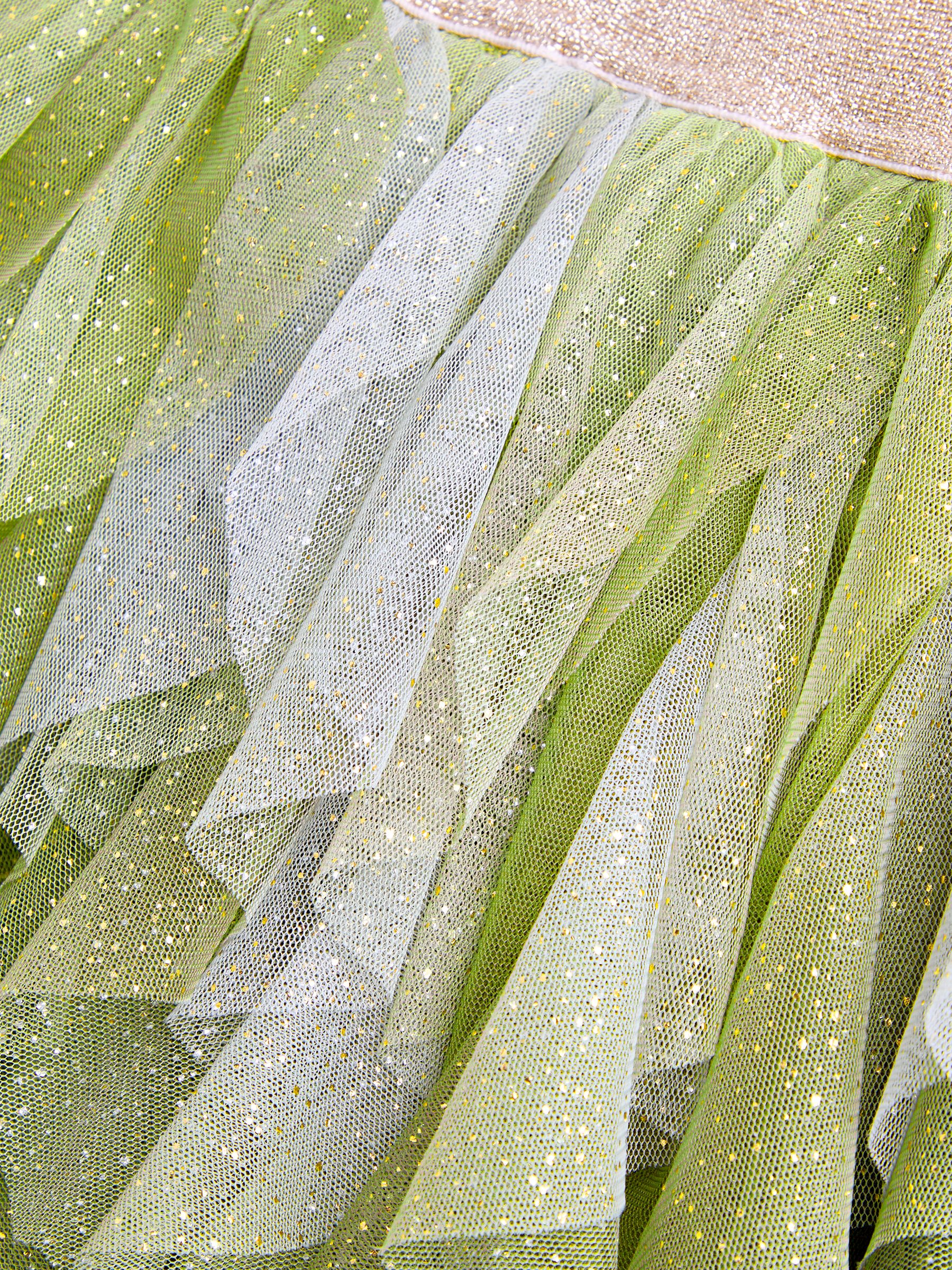 Olive Green Christmas Tree Tulle Skirt & Top Set - Image 11 of 11 Olive Green Christmas Tree Tulle Skirt & Top Set - Image 11 of 11