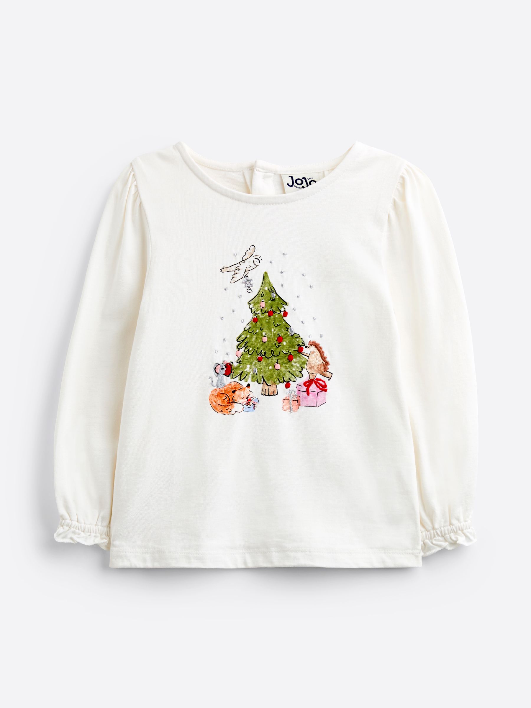 Olive Green Christmas Tree Tulle Skirt & Top Set - Image 6 of 11
