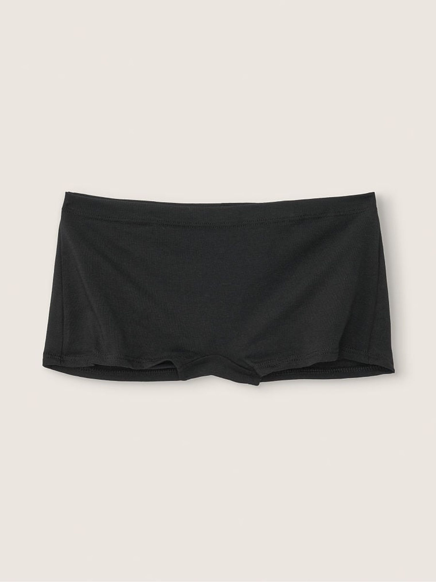 Pure Black Cotton Short Knickers - Image 1 of 1