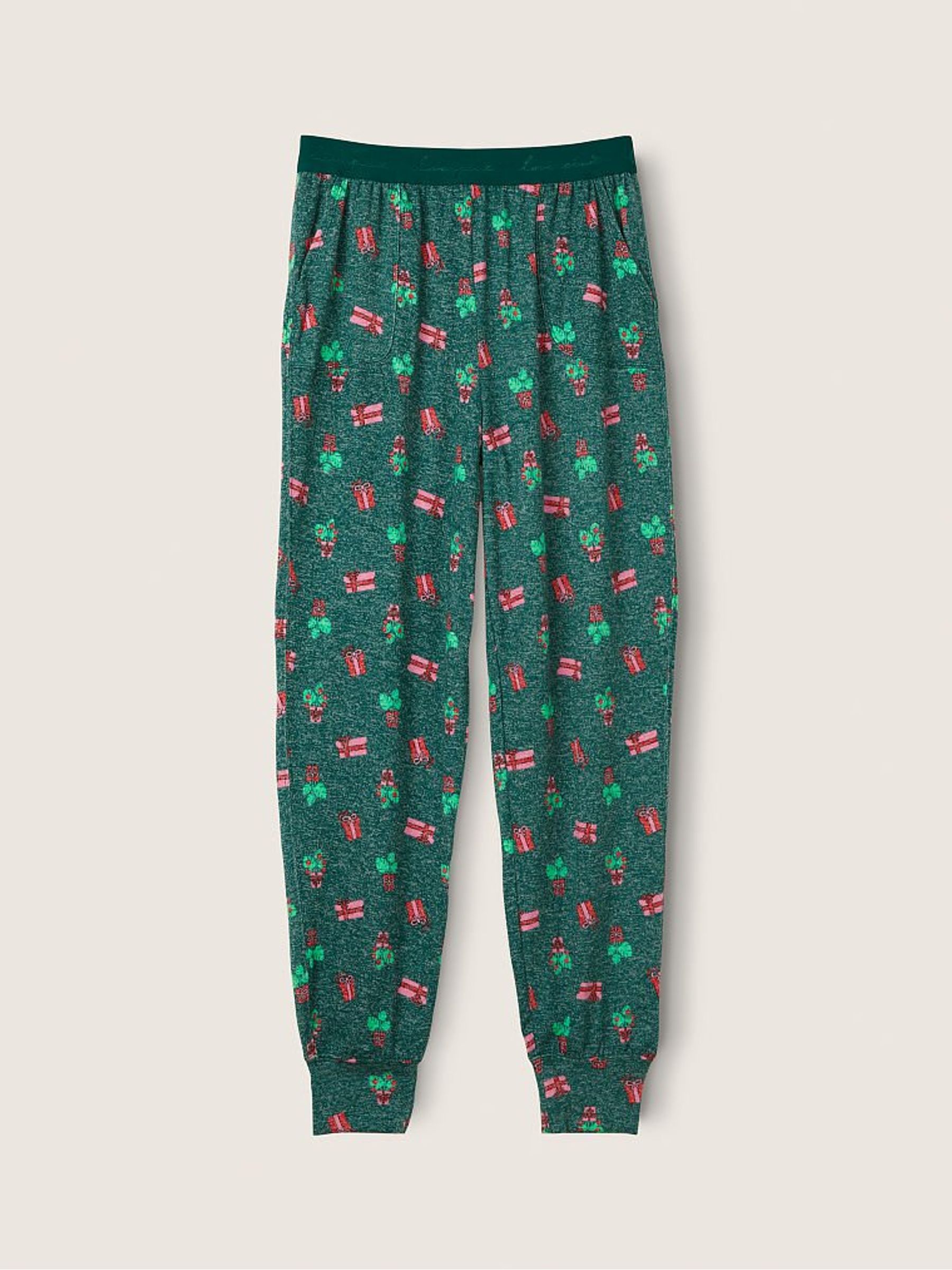 Dark Garden Plant Presents Cozy Sleep Jogger - Image 5 of 5
