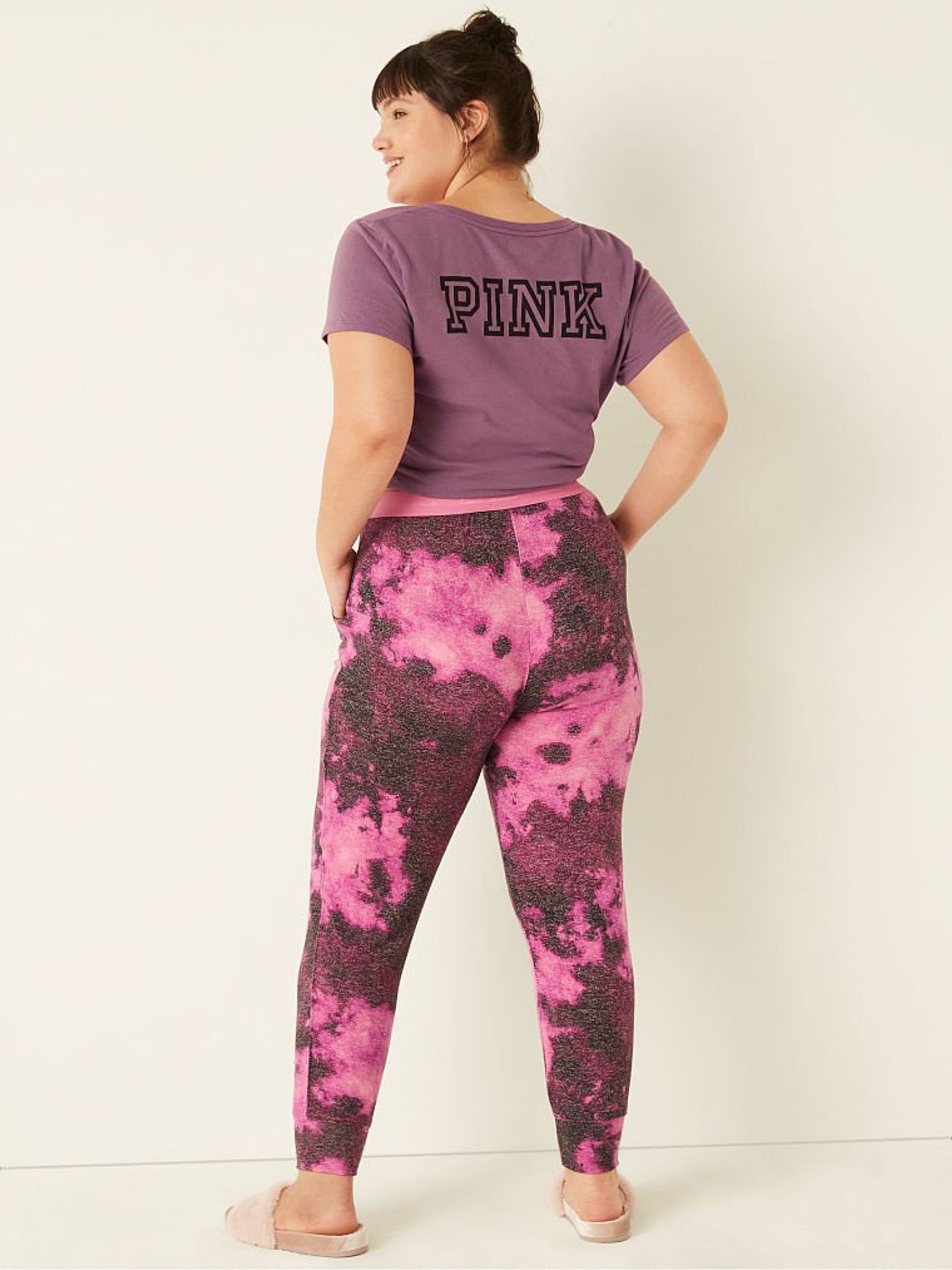 Violet Pink Cozy Sleep Jogger - Image 2 of 4