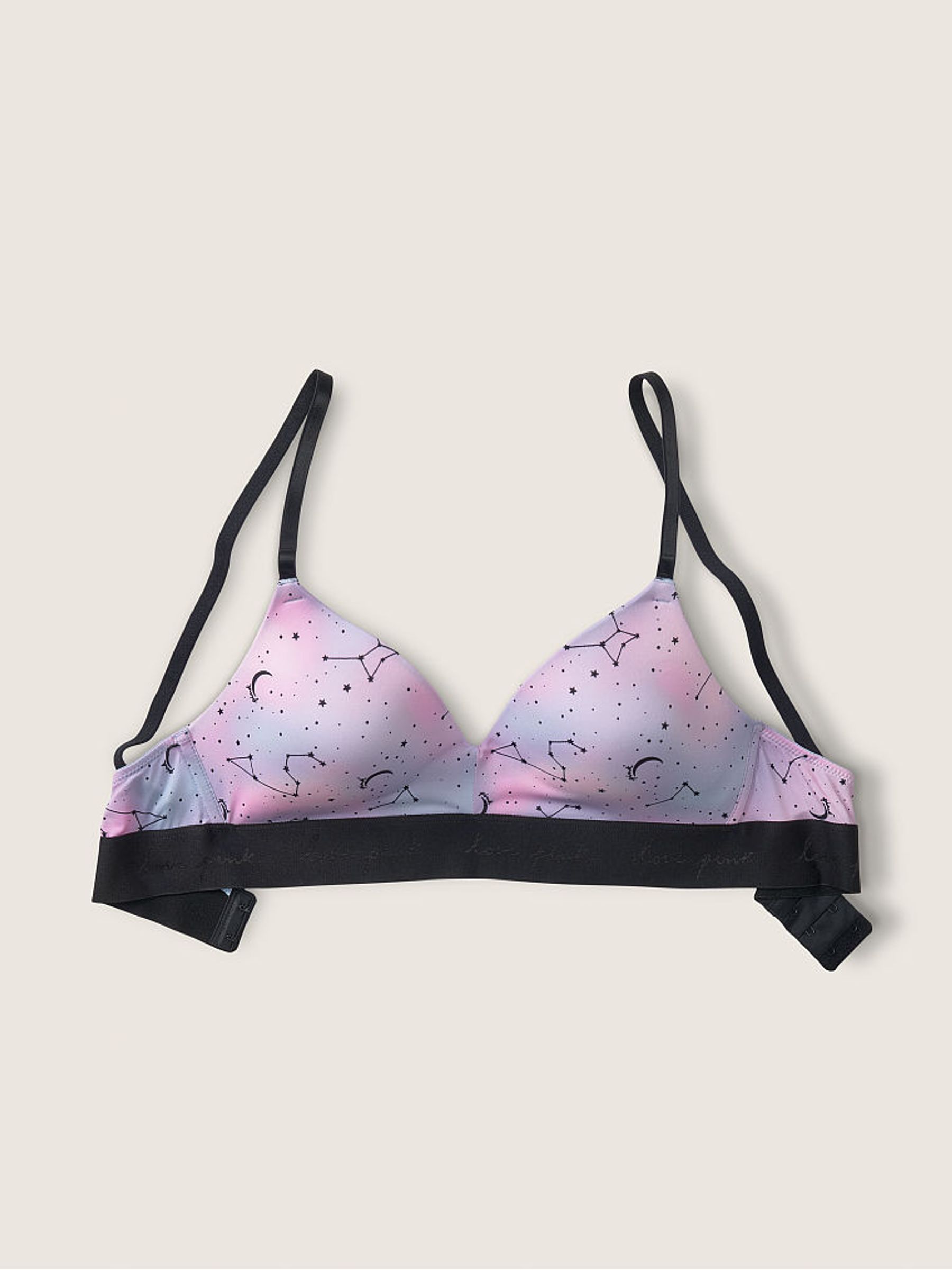 Boardwalk Pink Cloudy Constellation Smooth Lightly Lined Non Wired T-Shirt Bra - Image 5 of 5