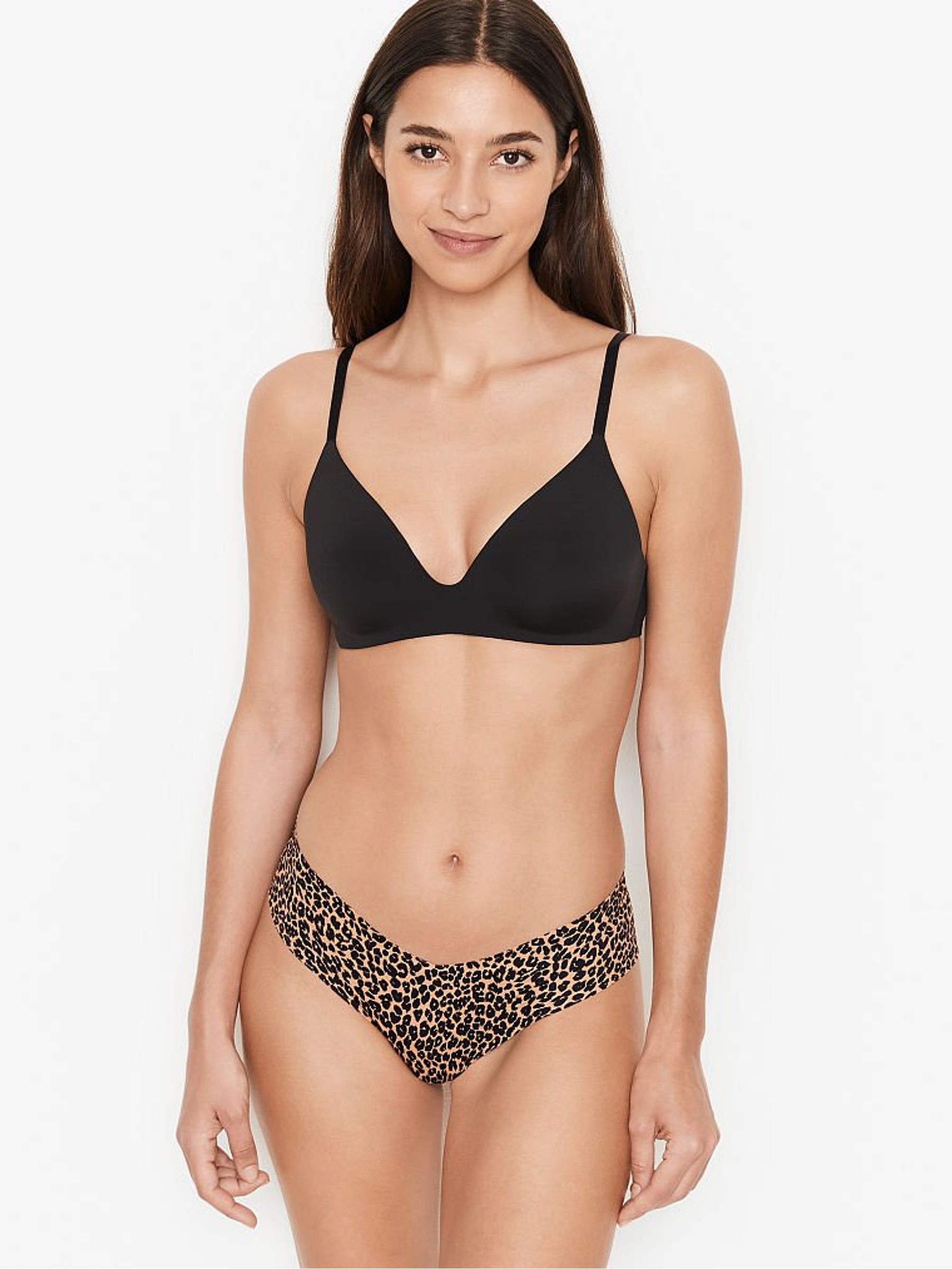 Sweet Praline Cheetah Brown Smooth No Show Cheeky Knickers - Image 1 of 4