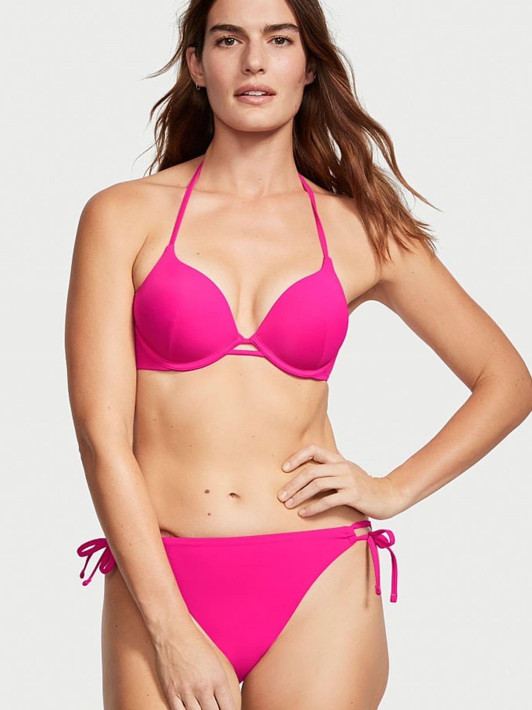 Forever Pink Push Up Swim Bikini Top - Image 1 of 4