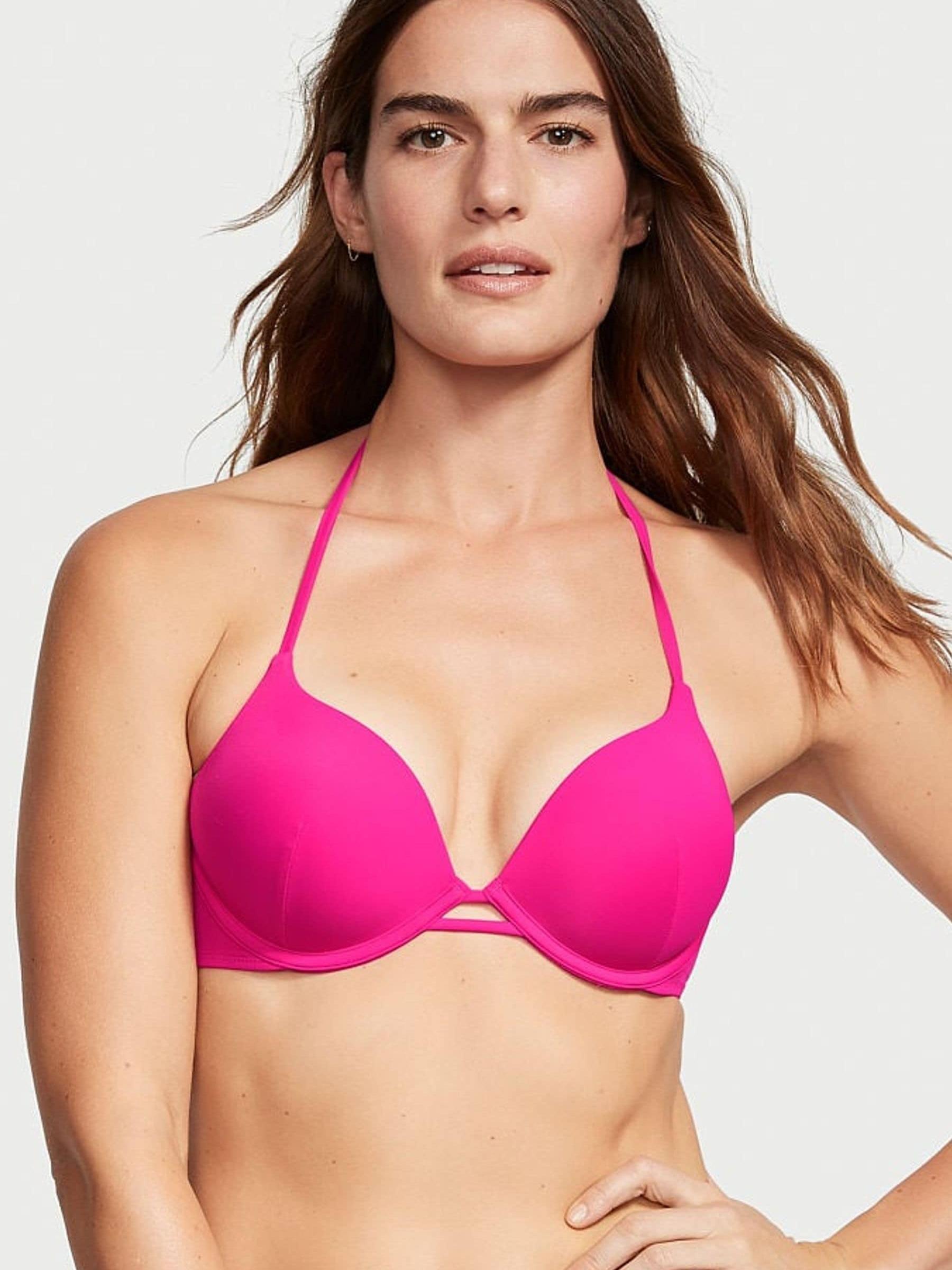 Forever Pink Push Up Swim Bikini Top - Image 3 of 4