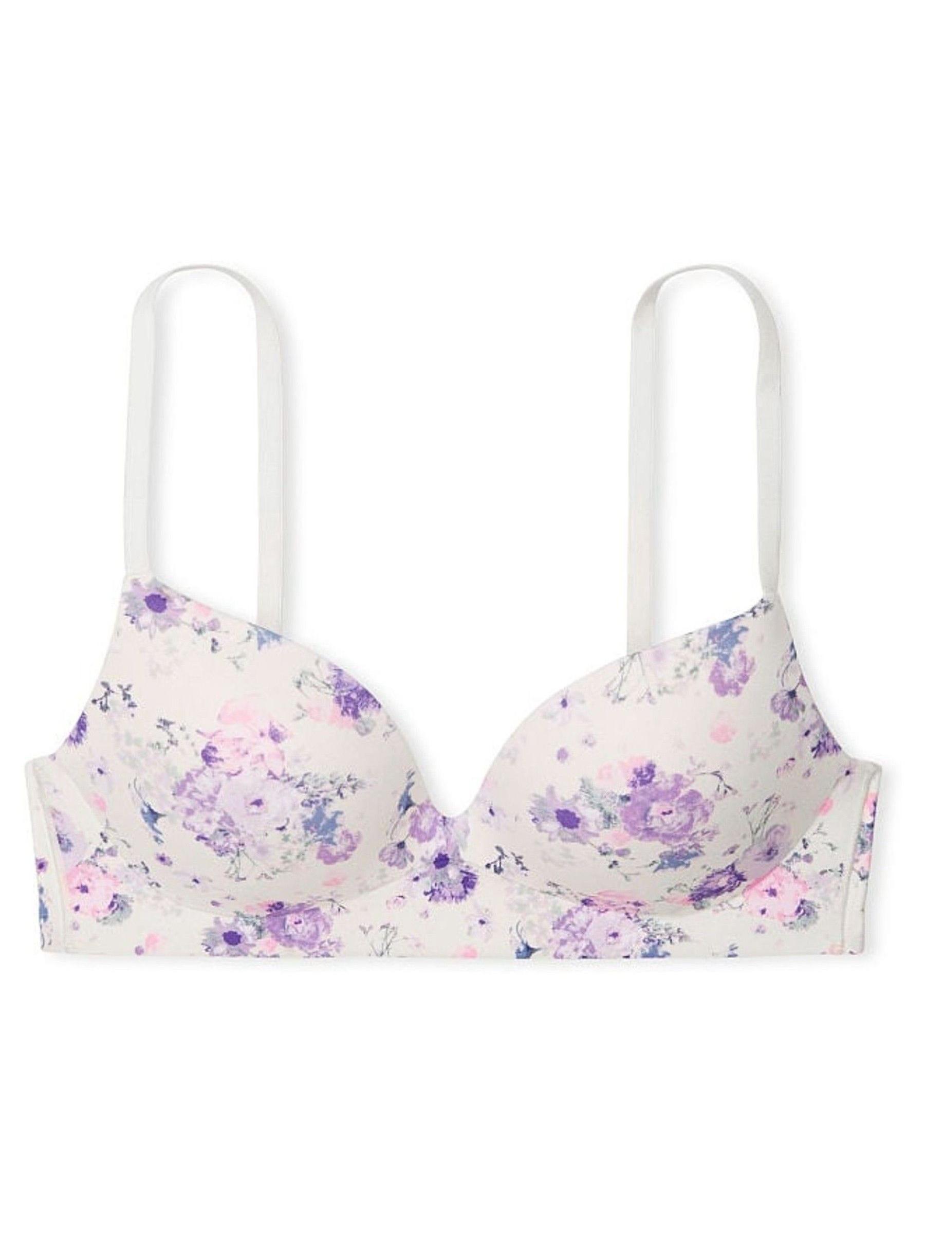 White Meadow Floral Non Wired Push Up Non Wired Push Up Bra - Image 3 of 3