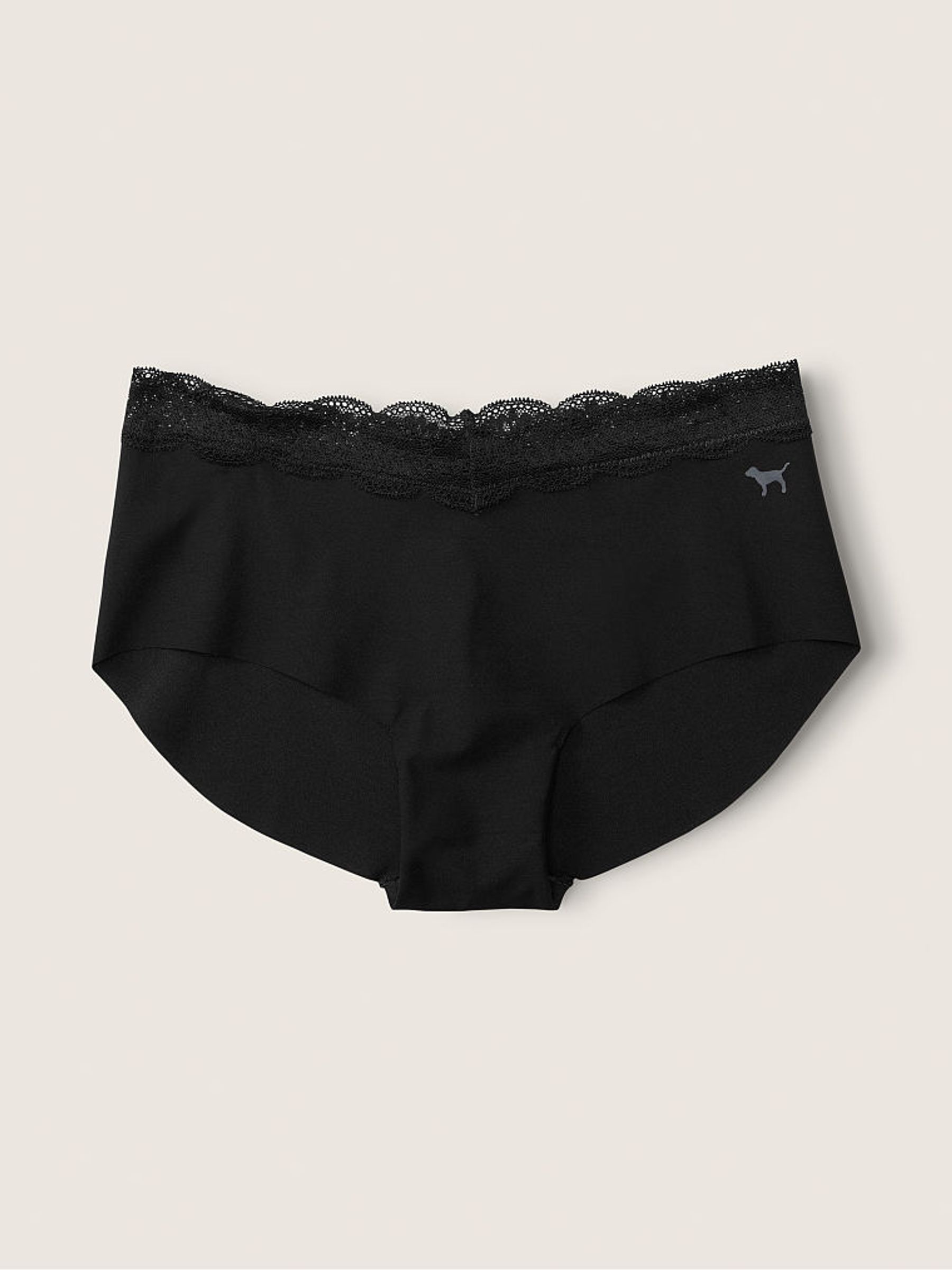 Pure Black No Show Hipster Knickers - Image 2 of 2