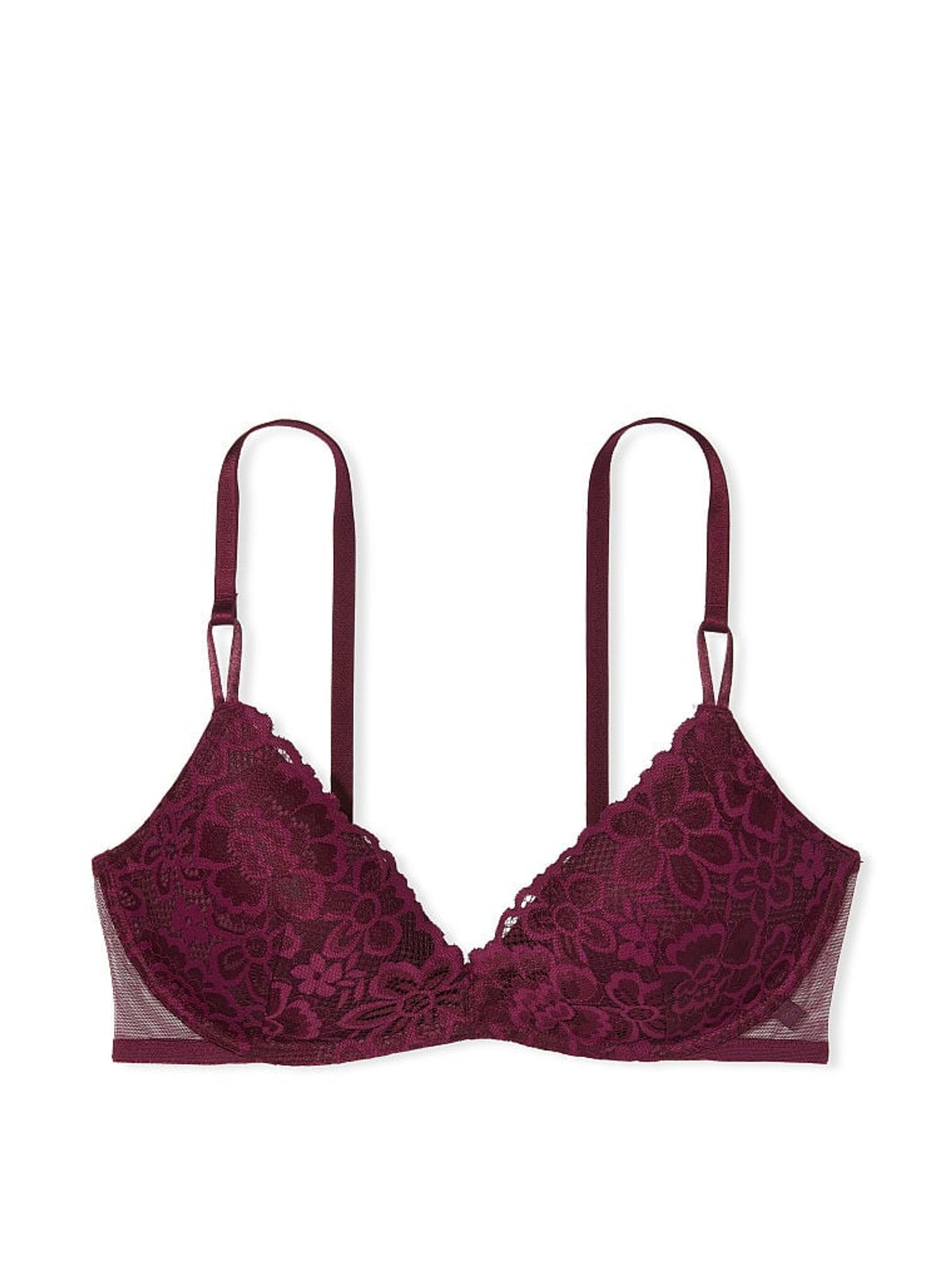 Kir Red Lace Non Wired Push Up Bra - Image 3 of 3