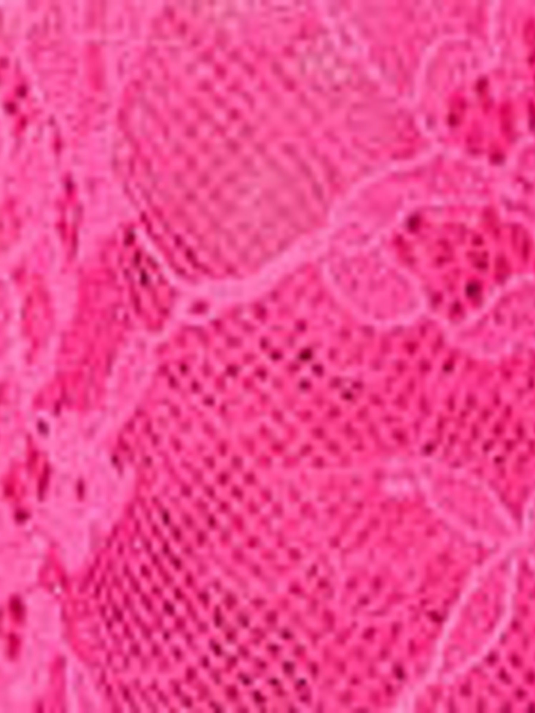 Summer Pink Lace Cut Out Apron Bodysuit - Image 3 of 3