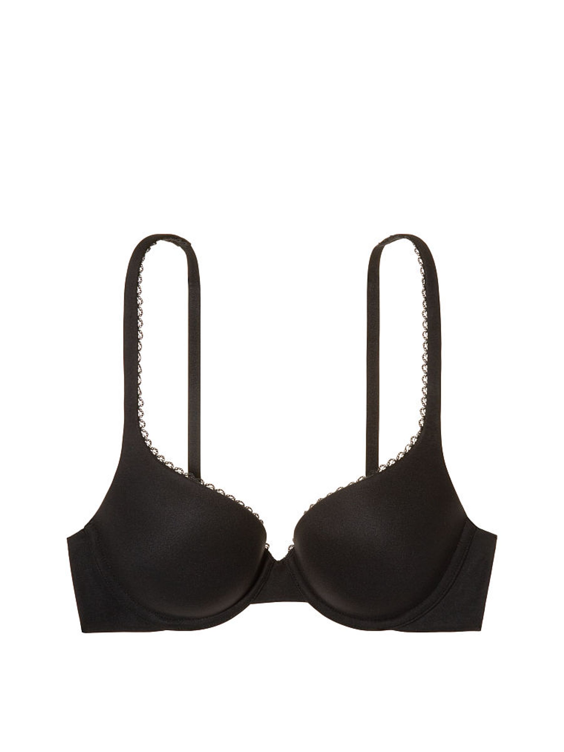 Black Smooth Full Cup Push Up Bra - Image 3 of 3