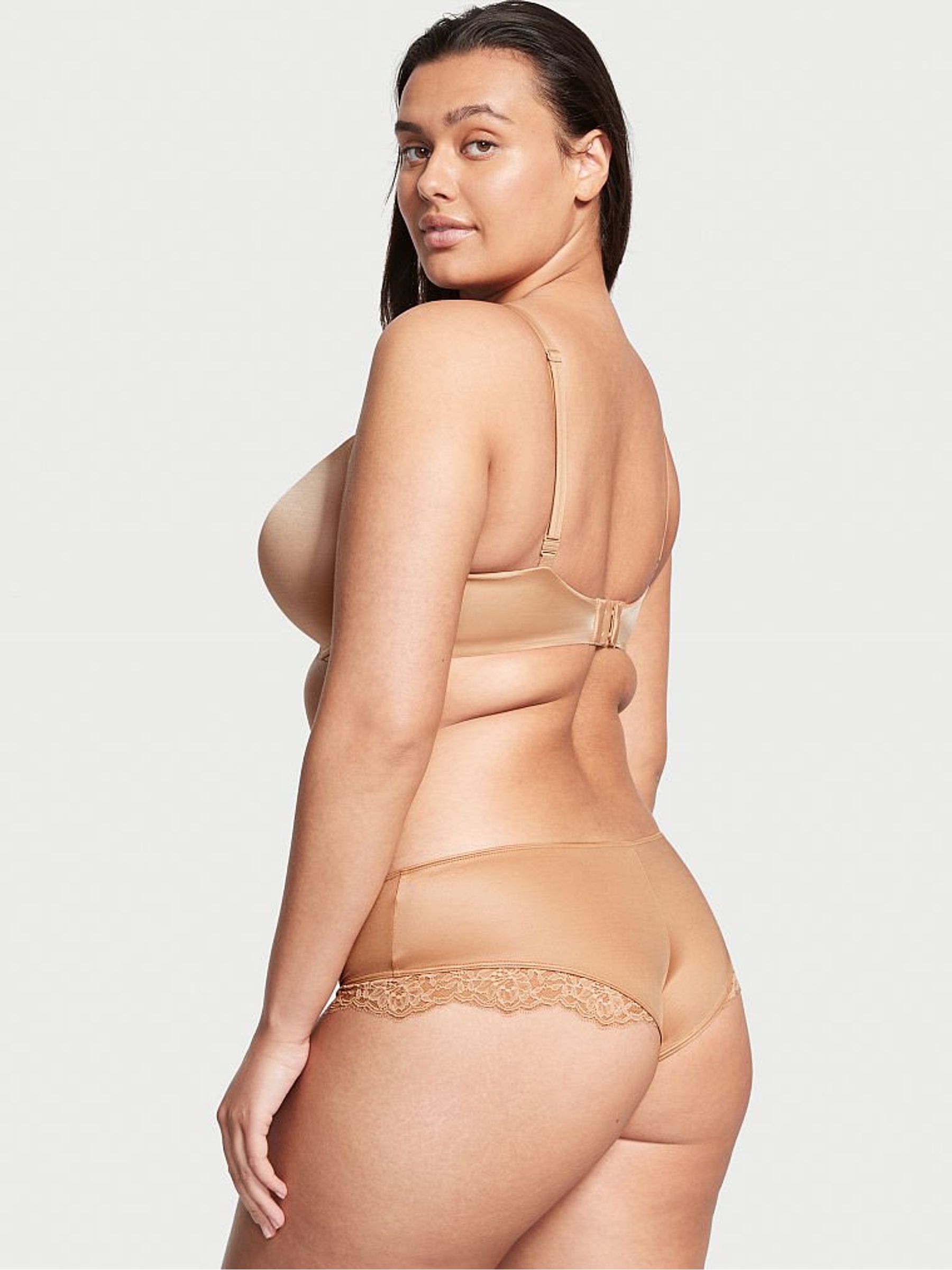 Sweet Praline Nude Smooth Plunge Push Up Bra - Image 2 of 3