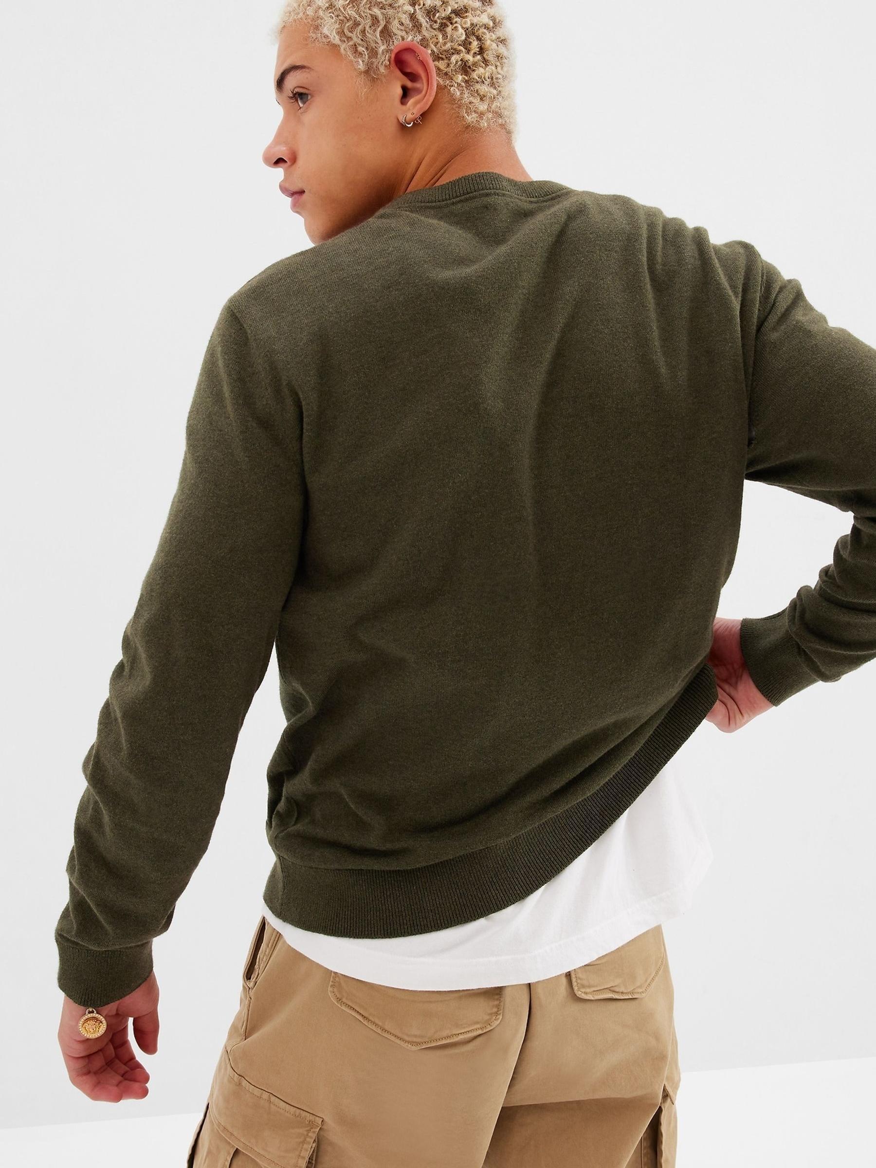 Green Mainstay V-Neck Jumper - Image 2 of 3