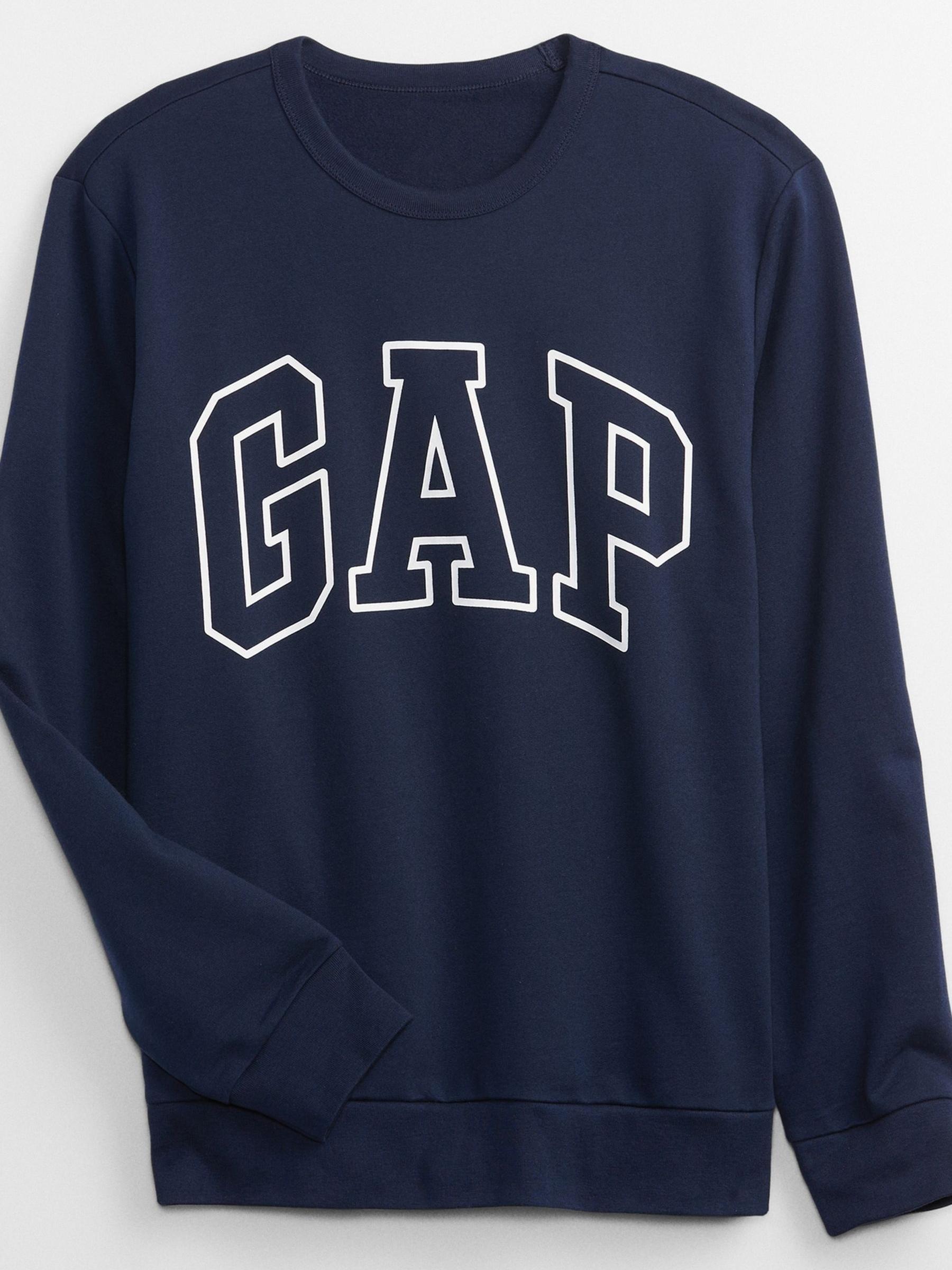 Navy Blue Logo Crew Neck Sweatshirt - Image 4 of 5