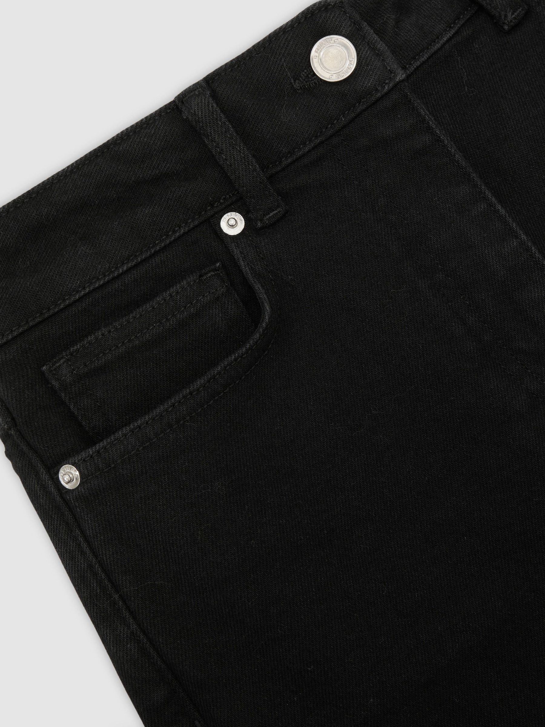 High-Rise Bootcut Jeans in Black - Image 9 of 10