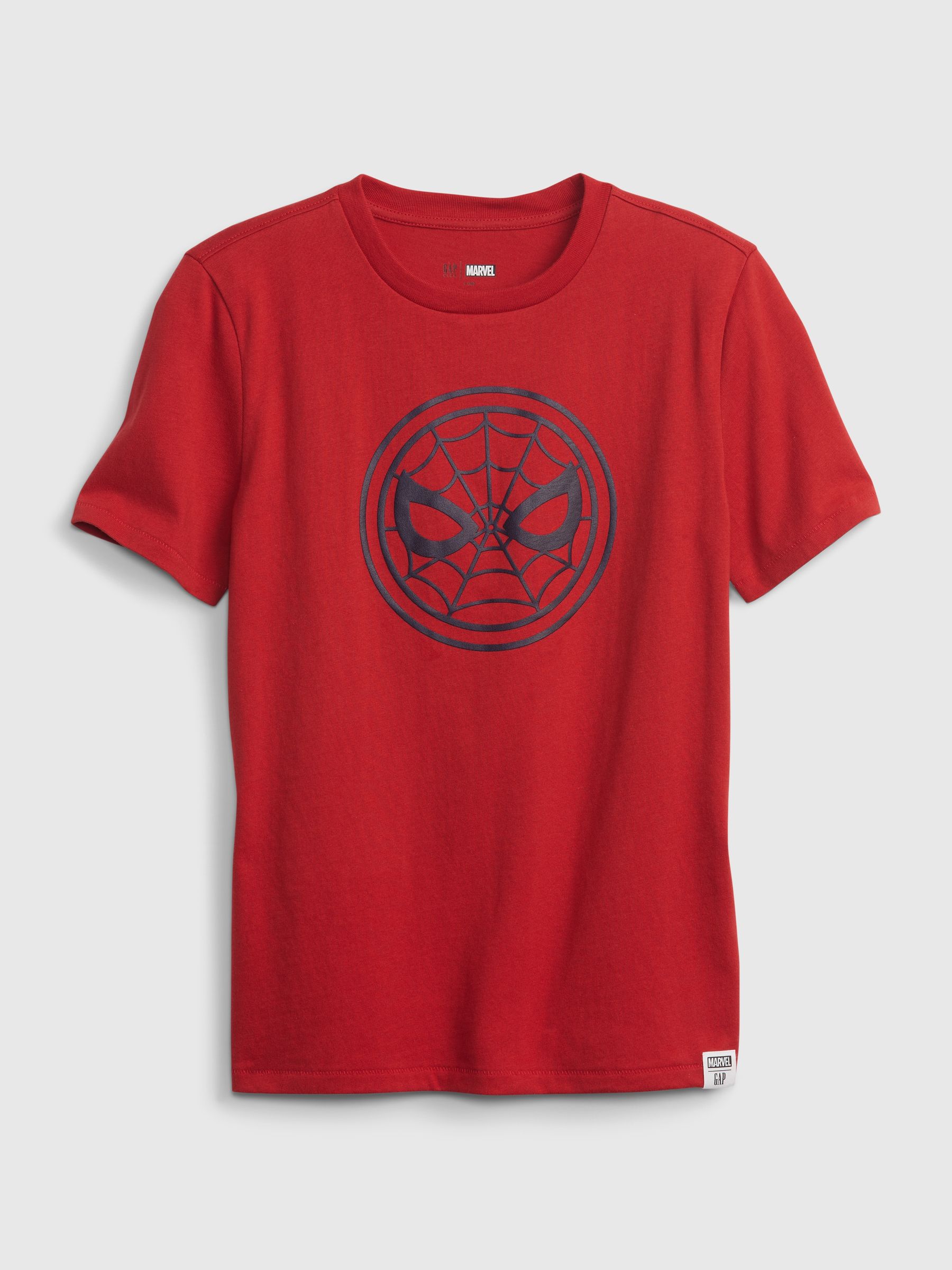Spiderman Red Superhero Logo Graphic Short Sleeve T-Shirt (4-13yrs) - Image 1 of 1