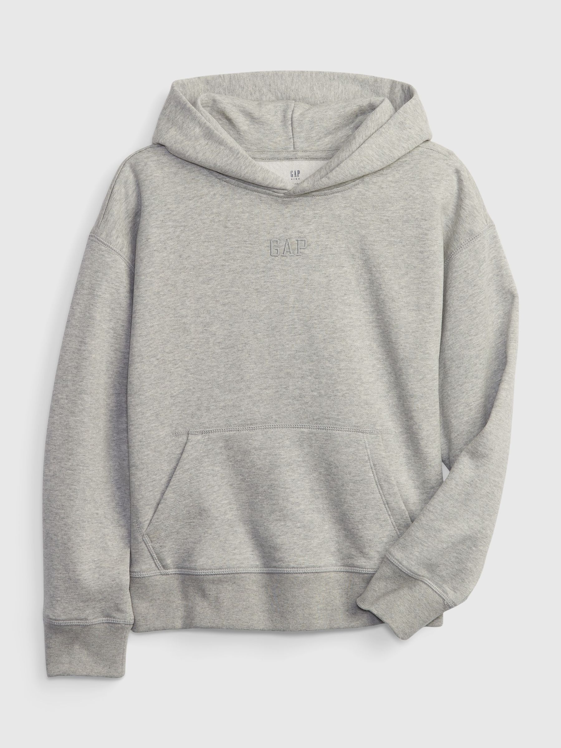 Grey Mini Logo Hoodie (4-13yrs) - Image 1 of 4