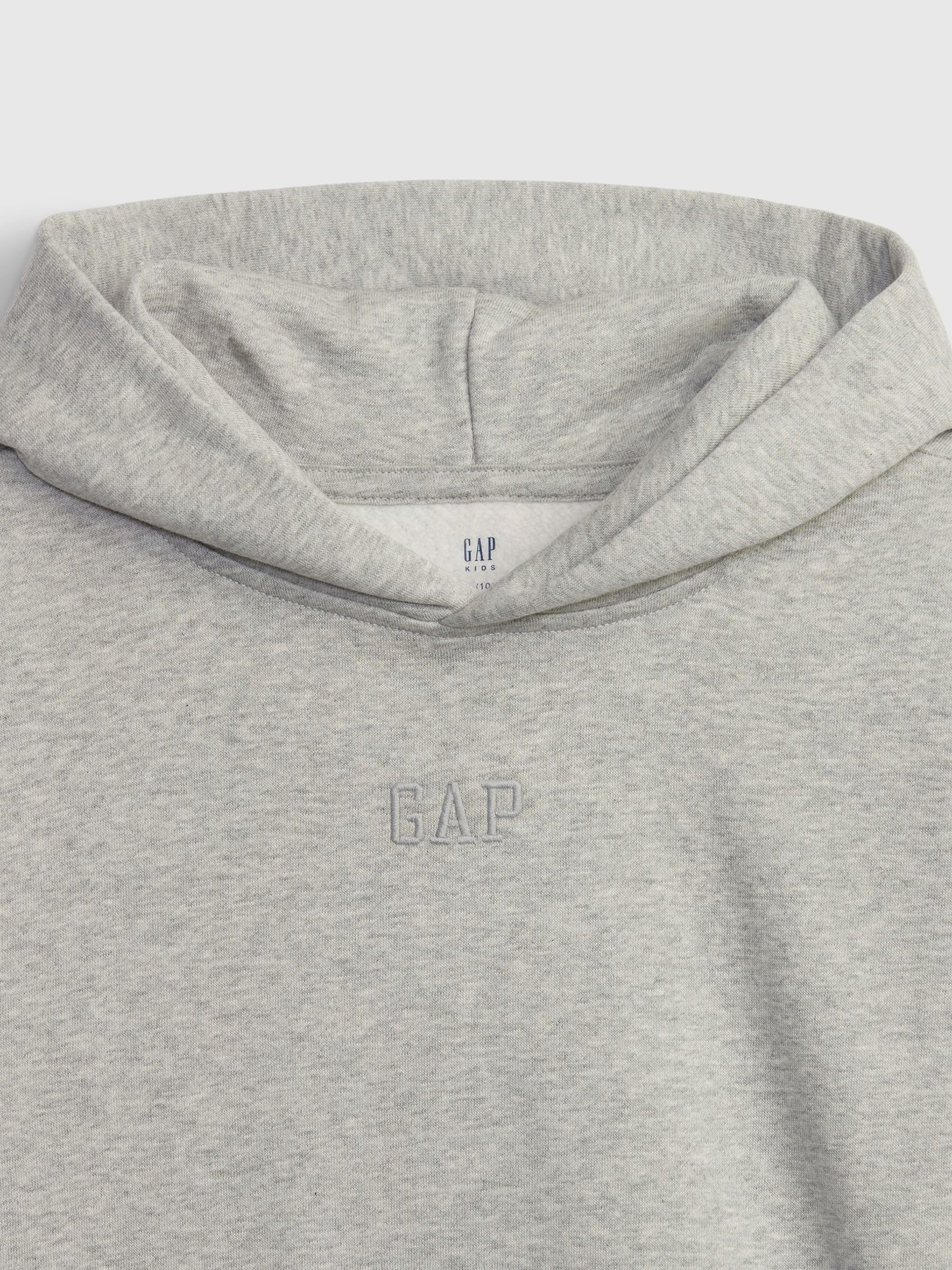 Grey Mini Logo Hoodie (4-13yrs) - Image 3 of 4