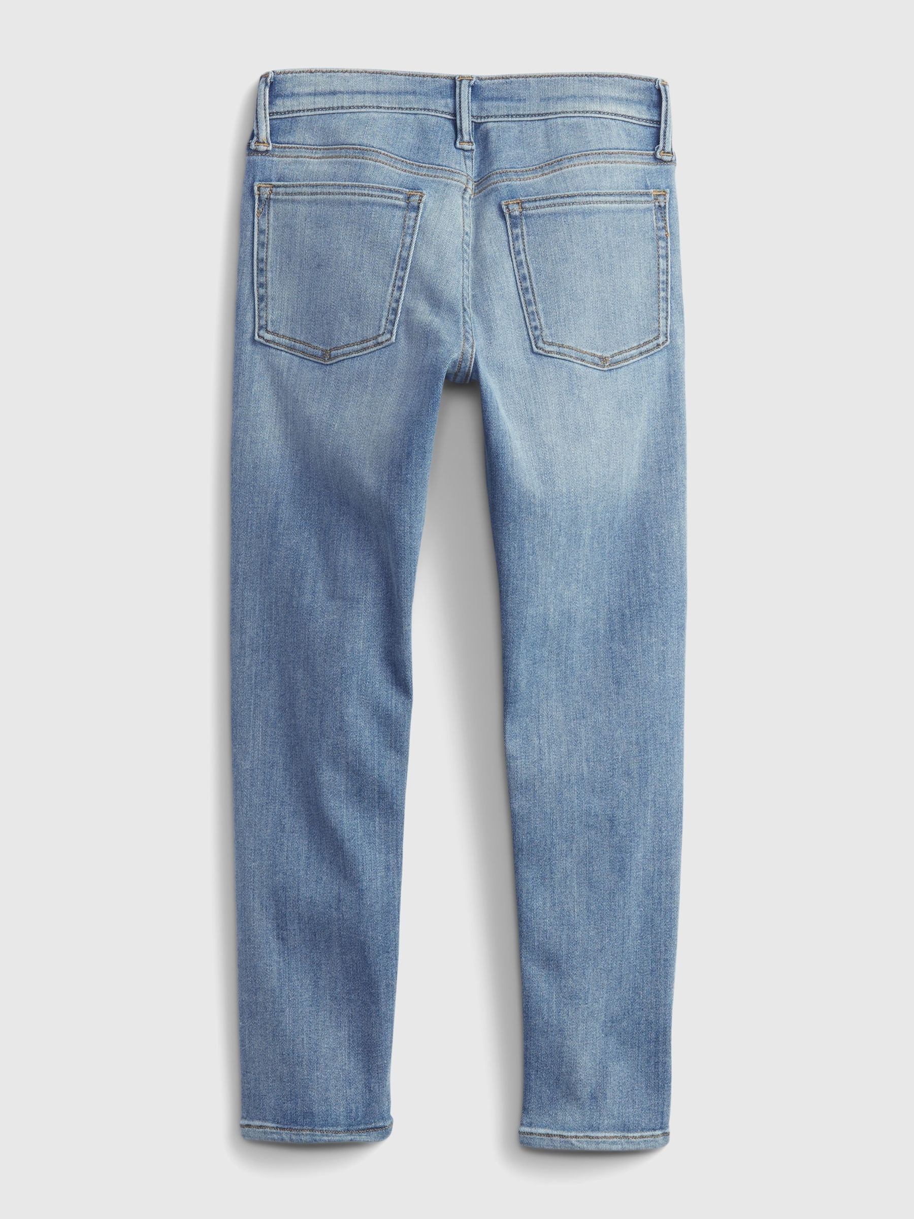 Light Wash Blue Skinny Fit Stretch Jeans (6-14yrs) - Image 4 of 4