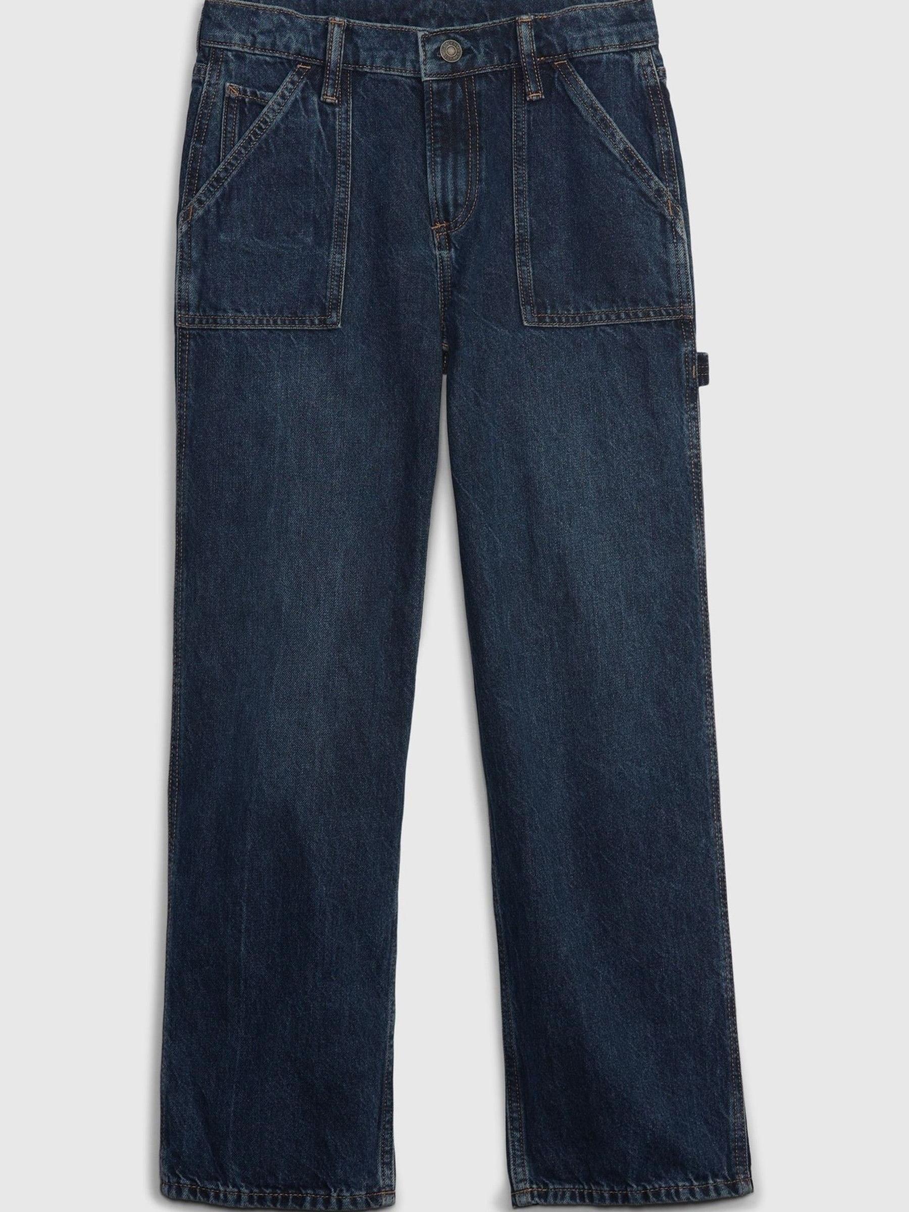 Dark Wash Blue Carpenter Jeans - Image 1 of 2