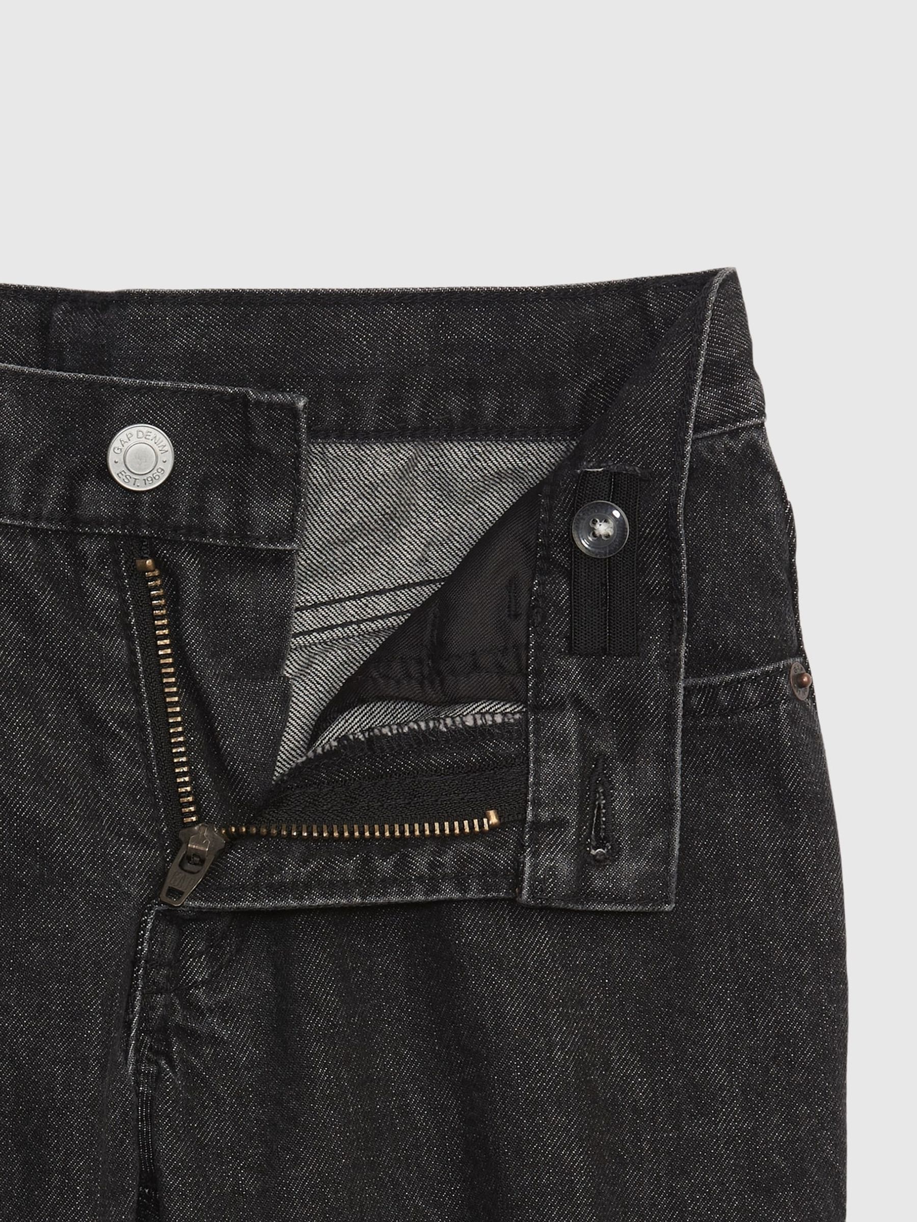 Black Wash Classic Straight Jeans (5-14yrs) - Image 3 of 3