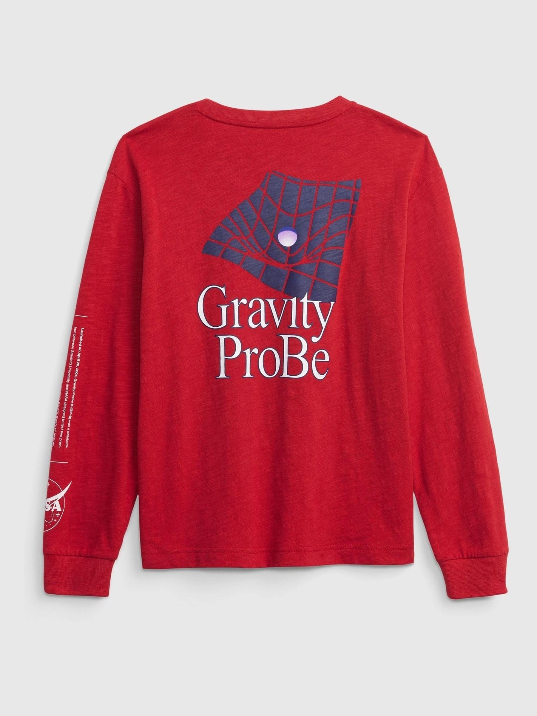 Red NASA Long Sleeve T-Shirt - Image 1 of 1 Red NASA Long Sleeve T-Shirt - Image 1 of 1