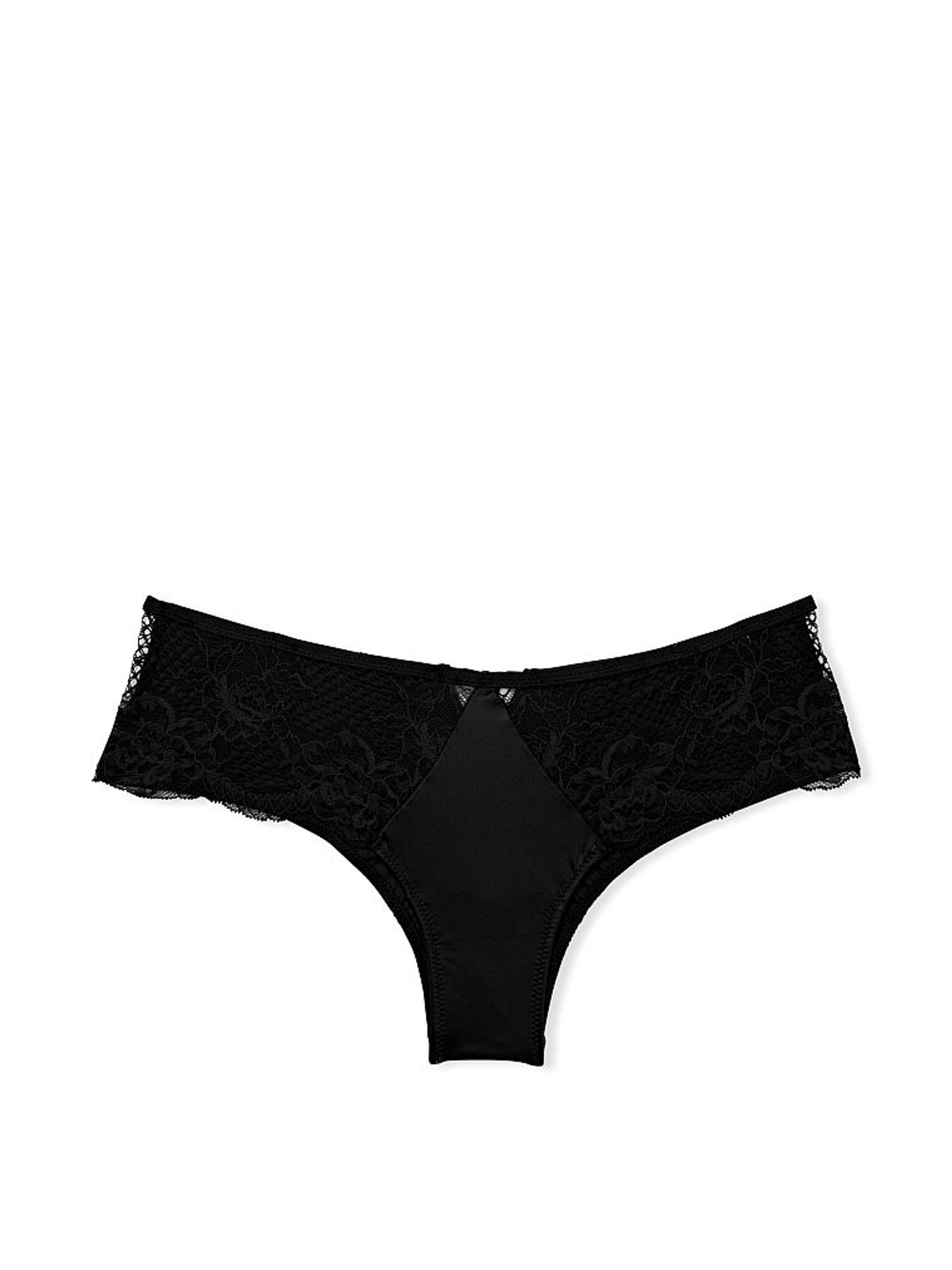 Black Lace Cheeky Knickers - Image 1 of 2