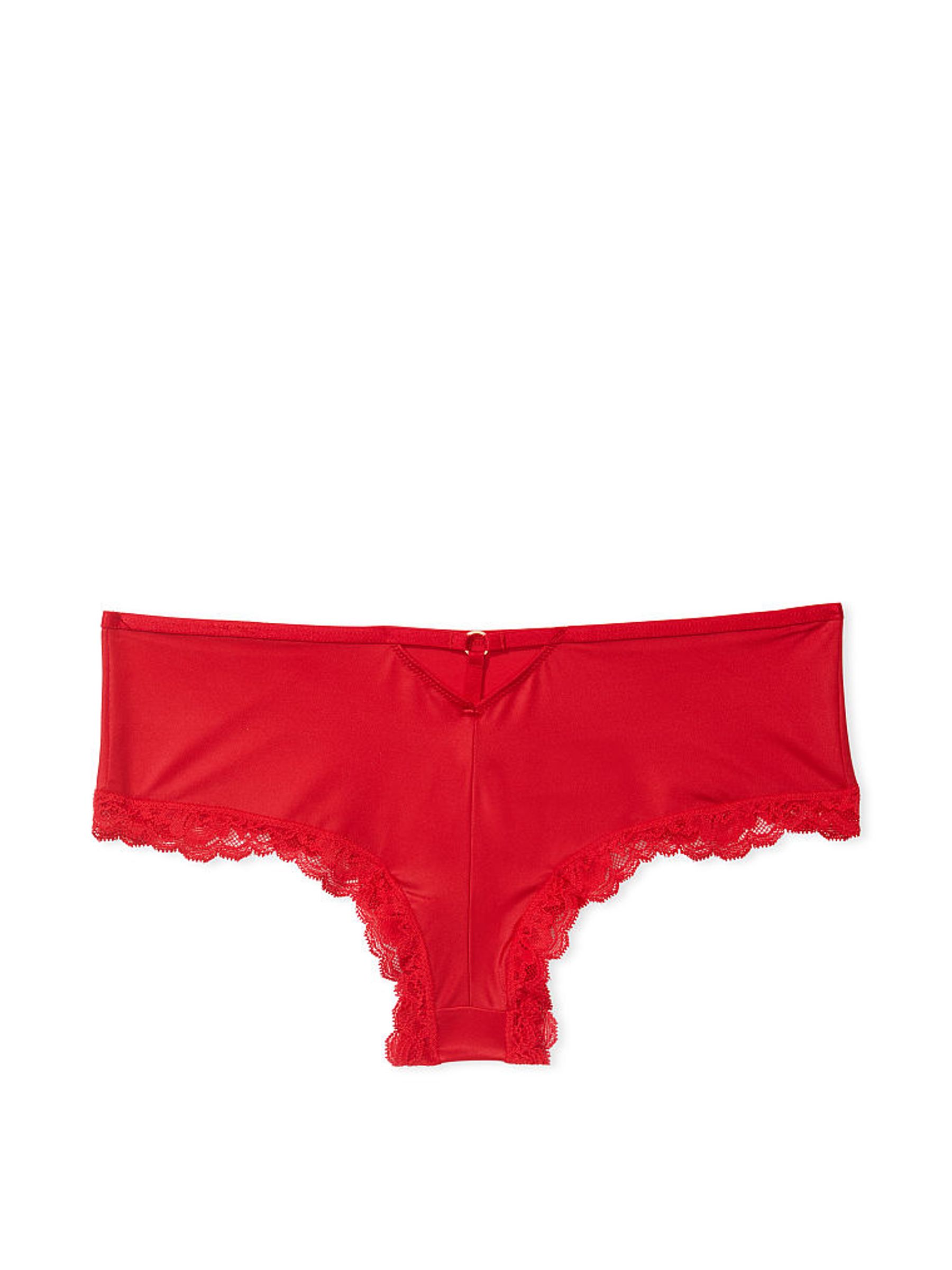 Lipstick Red Lace Trim Knickers - Image 4 of 4
