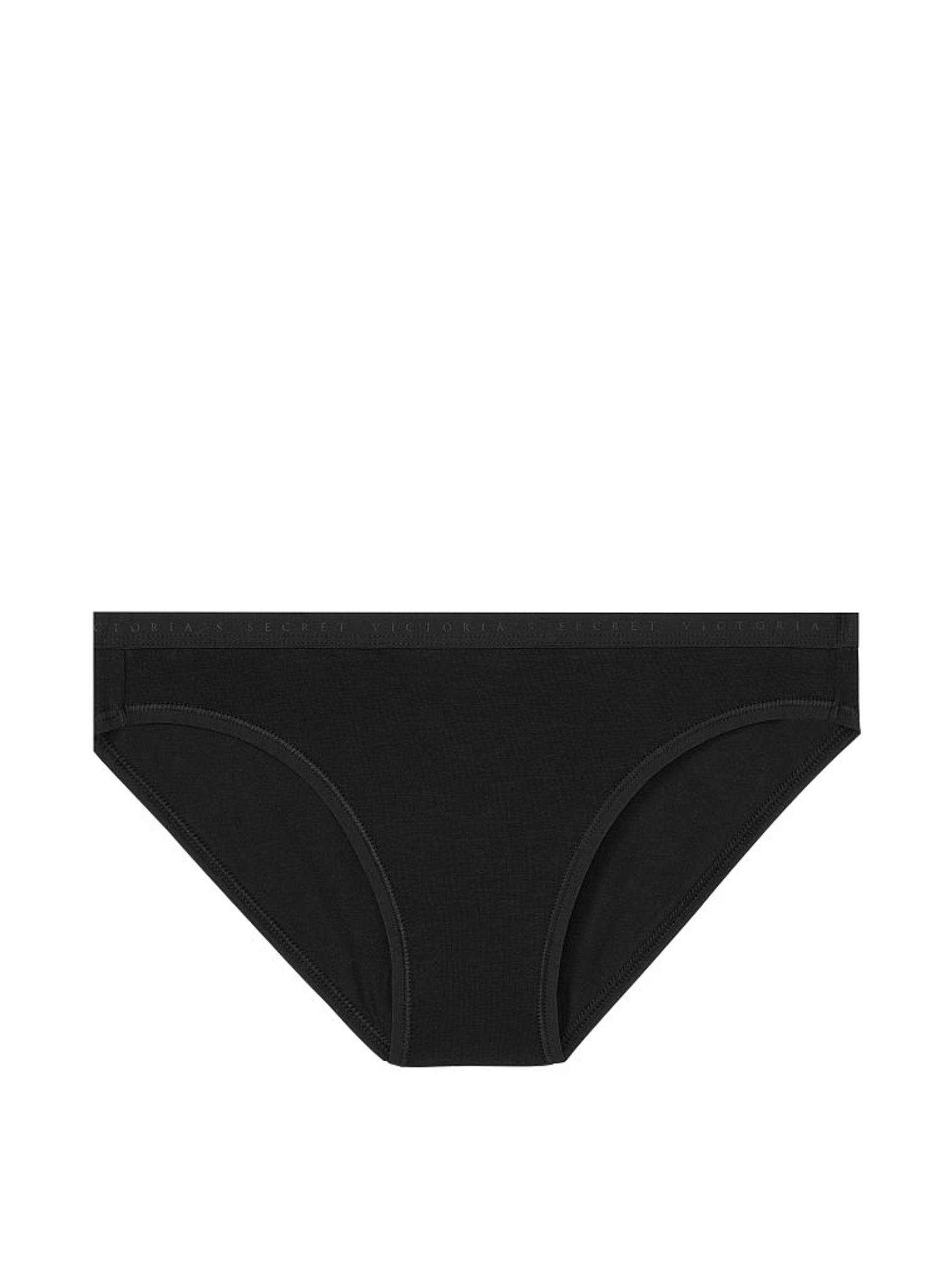 Black Cotton Bikini Knickers - Image 3 of 3